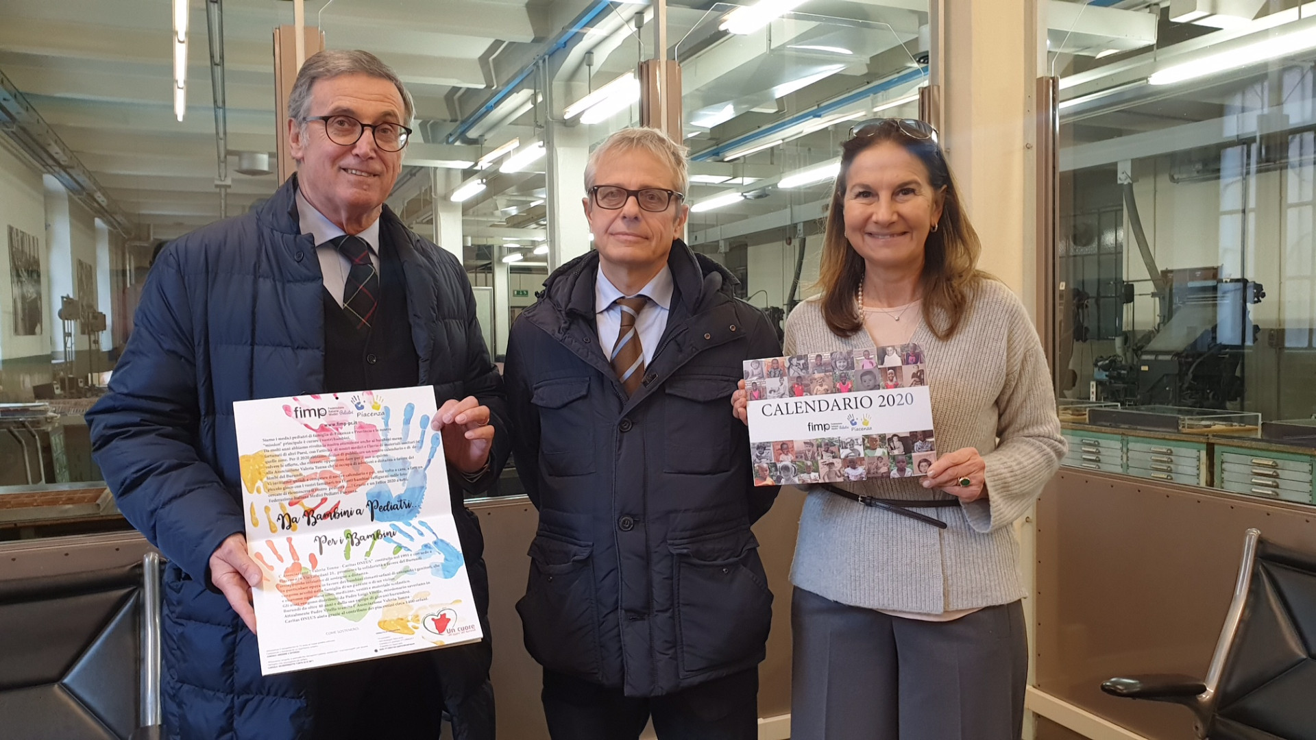 Nel calendario per il Burundi le foto dei pediatri piacentini da piccoli