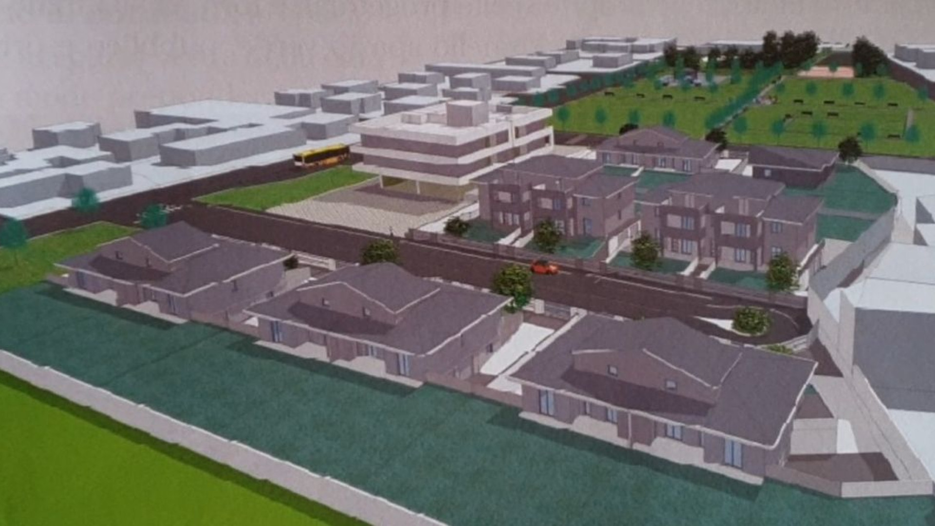 Villette nell'area dell'ex galoppatoio a Borgotrebbia. Presentato il progetto