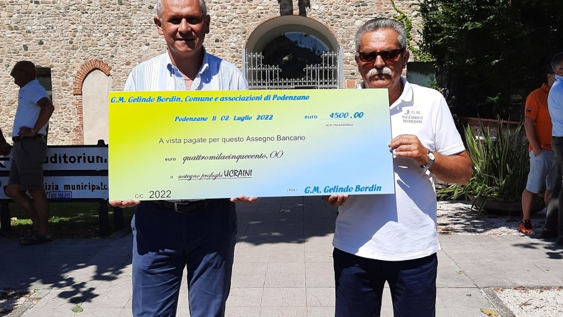 La marcia della solidarietà, Podenzano raccoglie 4.500 euro per il popolo ucraino