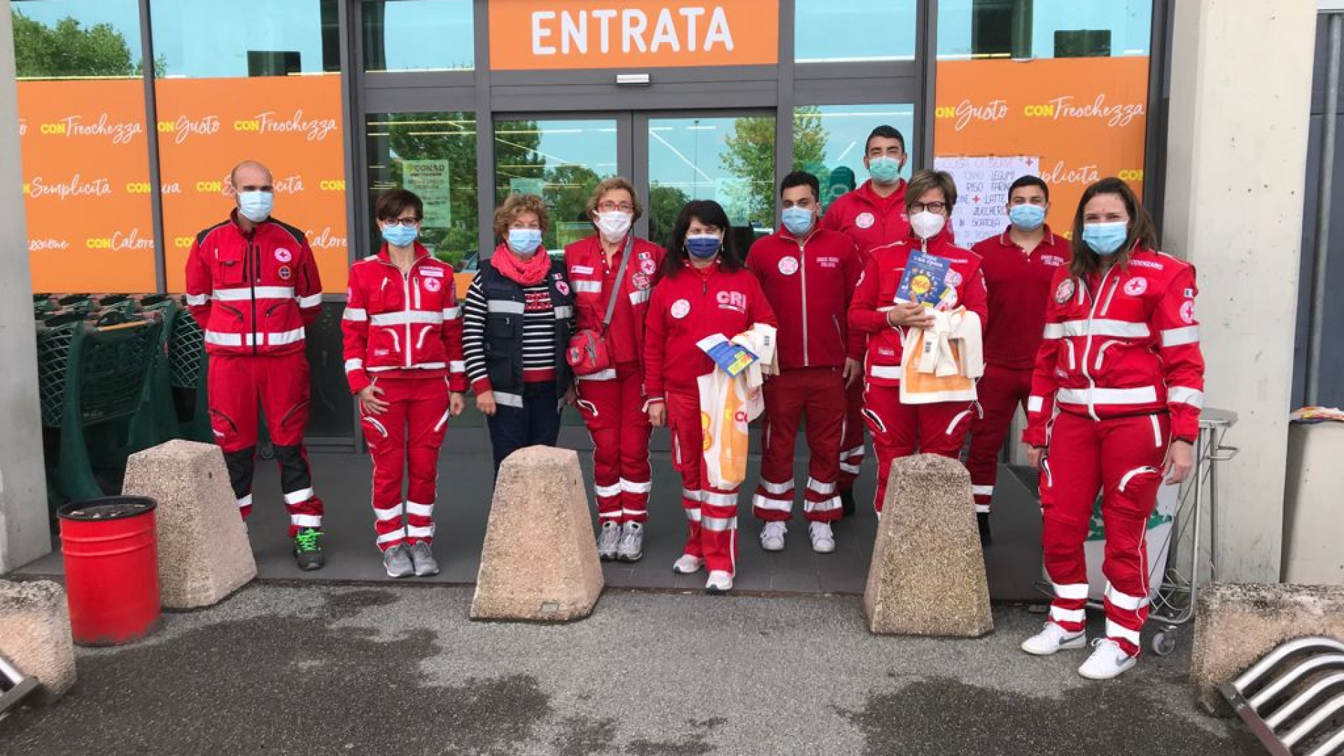 Solidarietà a Podenzano, con “Dona una spesa” raccolti 22 quintali di prodotti