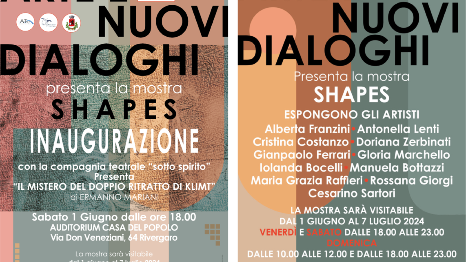 Rivergaro diventa una |mostra che apre le porte |a "Nuovi Dialoghi"