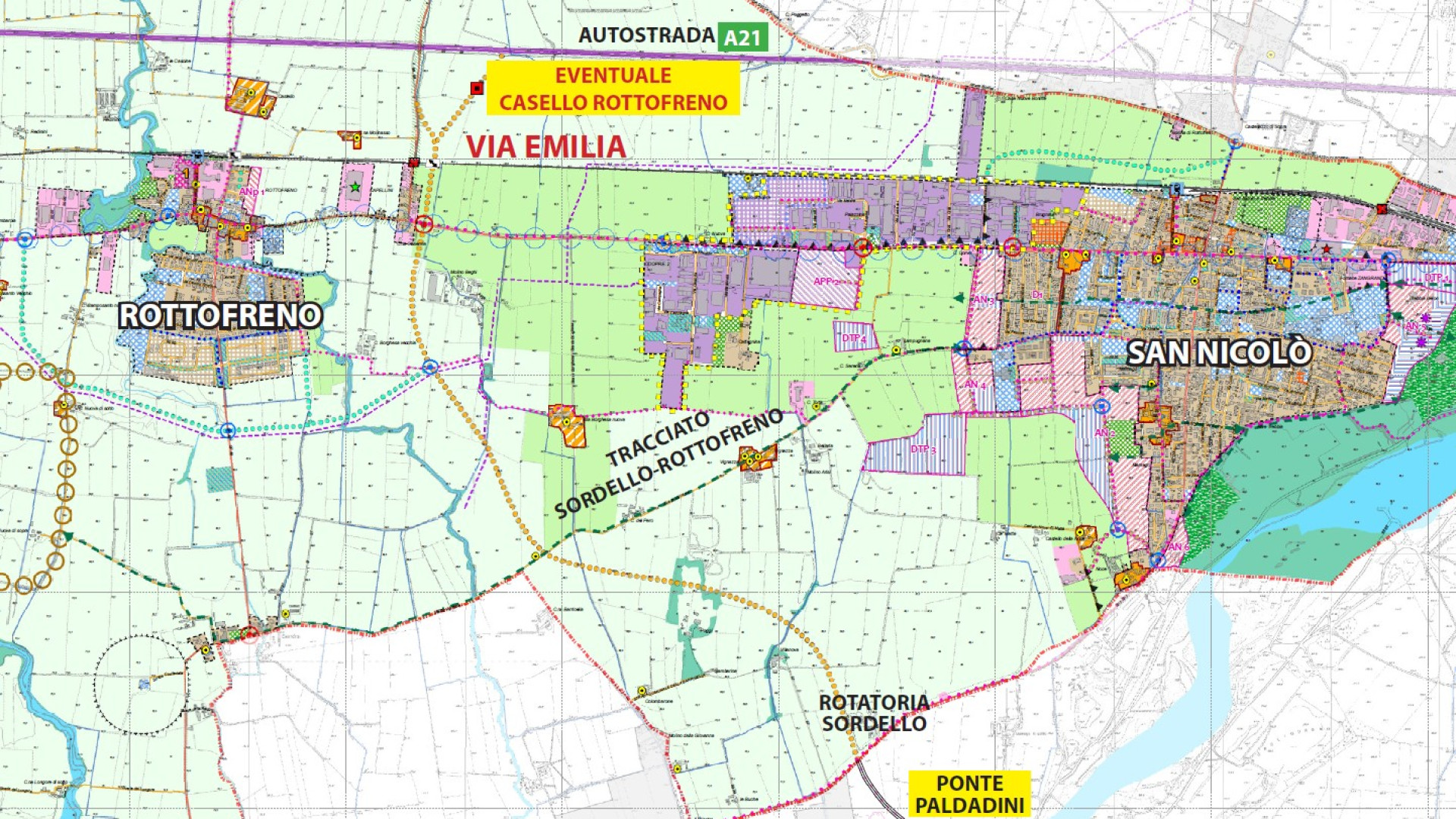 Il Comune: "La chiusura di Piacenza Ovest dipende dalla Provincia, non dal Pug"
