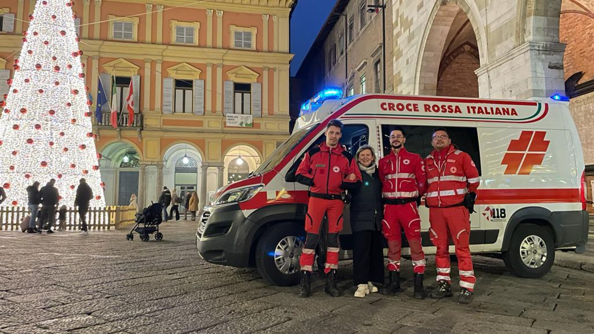 Croce Rossa garantisce presidio in Piazza Cavalli per tutto il periodo Natalizio