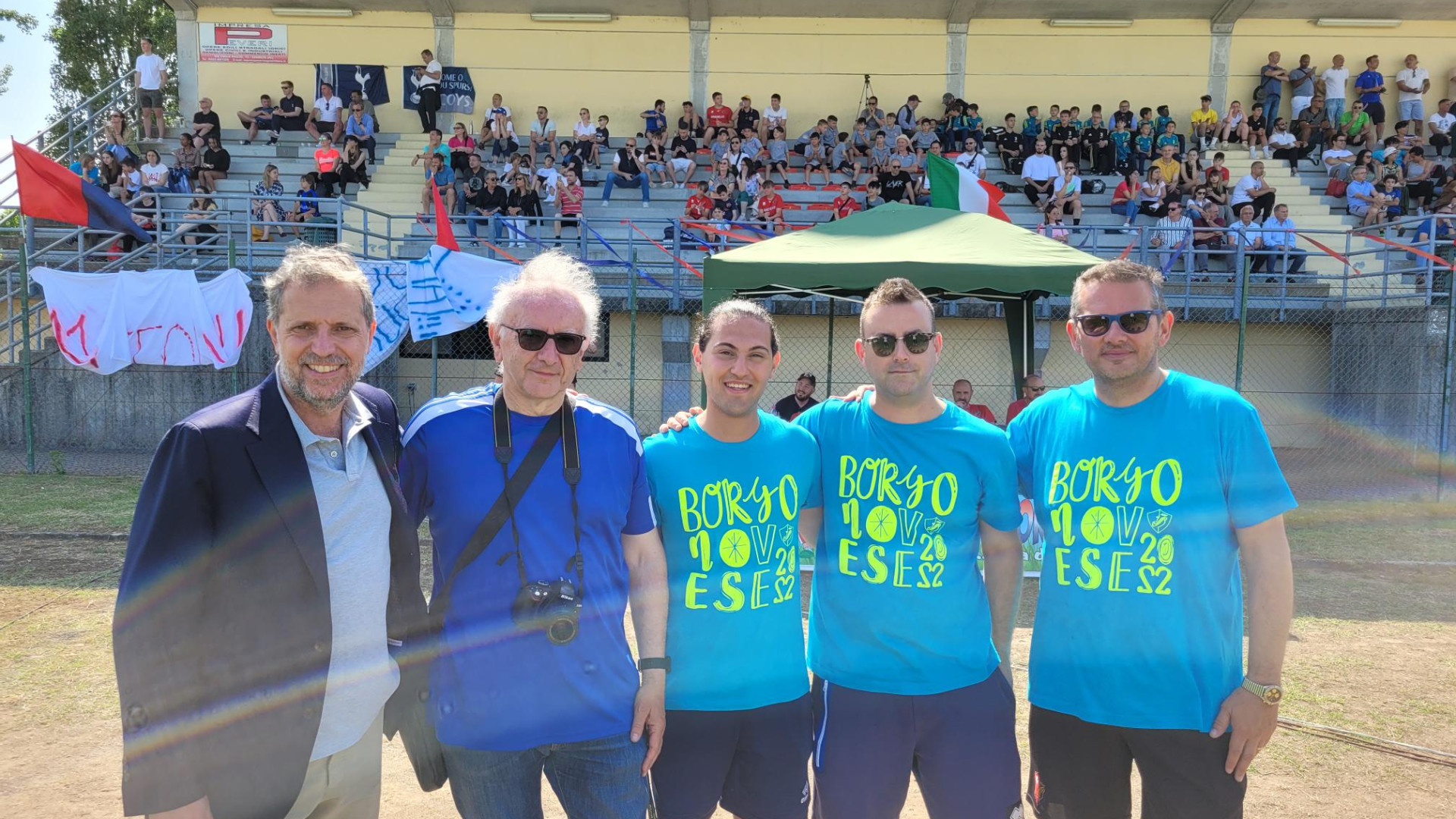 La famiglia Inzaghi e Fabio Paratici al Big Ball. Oggi l'ultimo atto del torneo