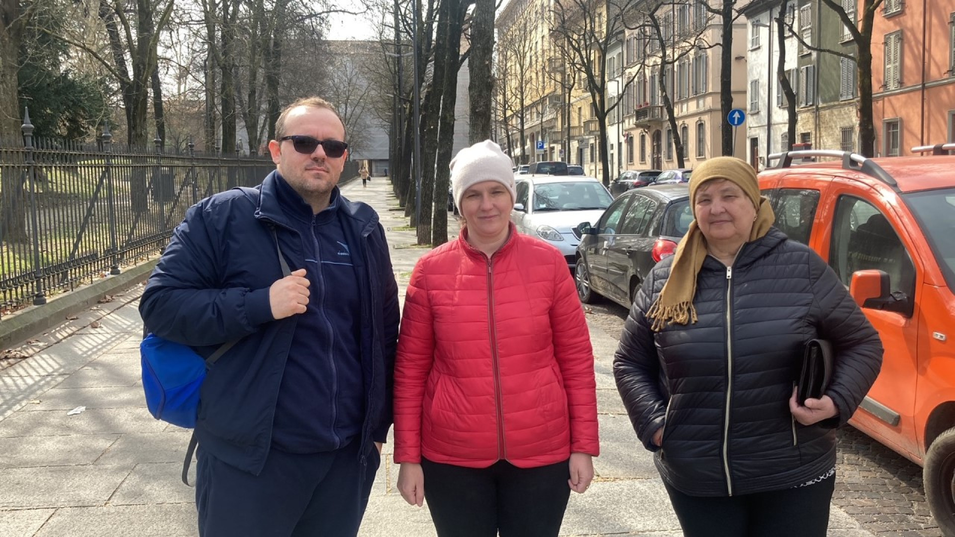 “In viaggio dal confine ucraino per portare in salvo la famiglia di mia moglie”