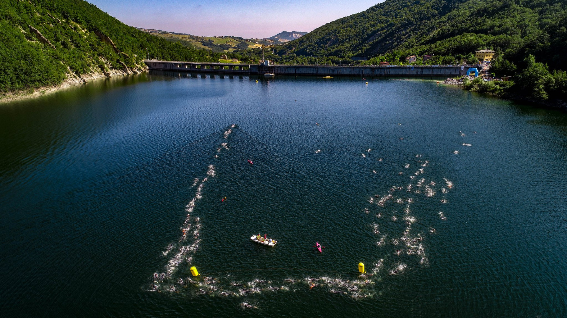 Domenica torna l'appuntamento con il triathlon alla diga di Mignano