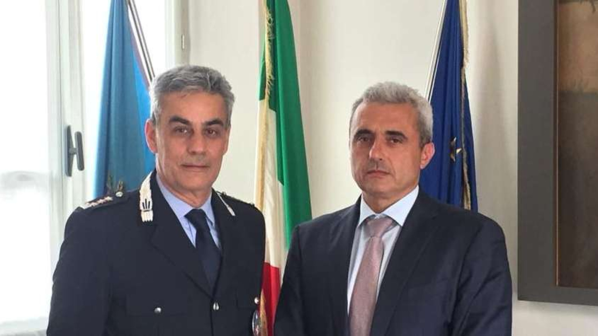 Il nuovo comandante della Municipale incontra il presidente della Provincia