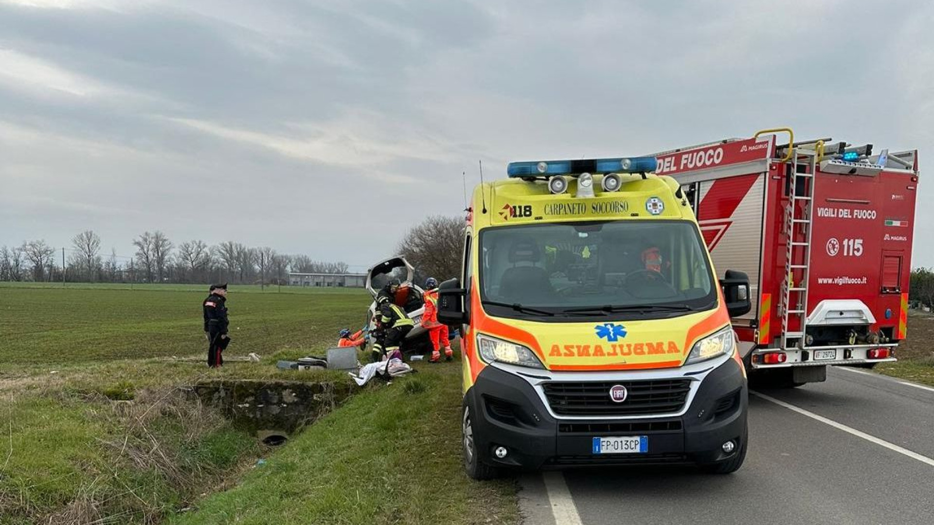 Carpaneto in lutto per il bimbo di quattro mesi morto nell'incidente
