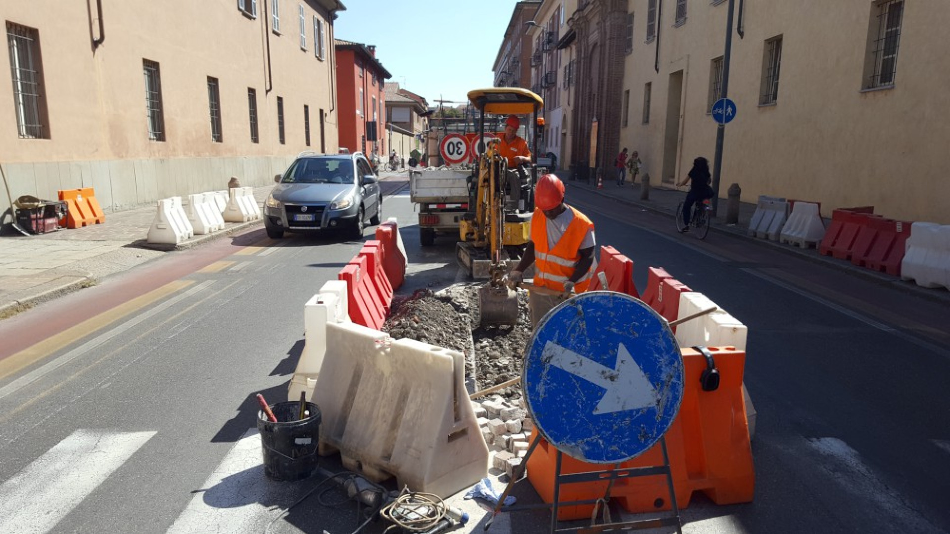 Stradone Farnese, abbassati i "biscotti". Garetti: "Meno pericolosi"