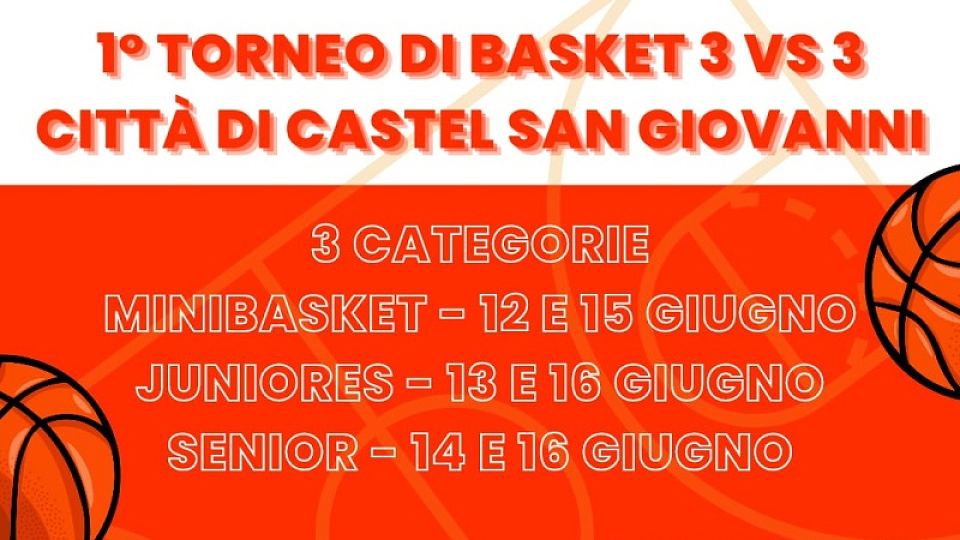 Al via la prima edizione del torneo di basket "Città di Castel San Giovanni"