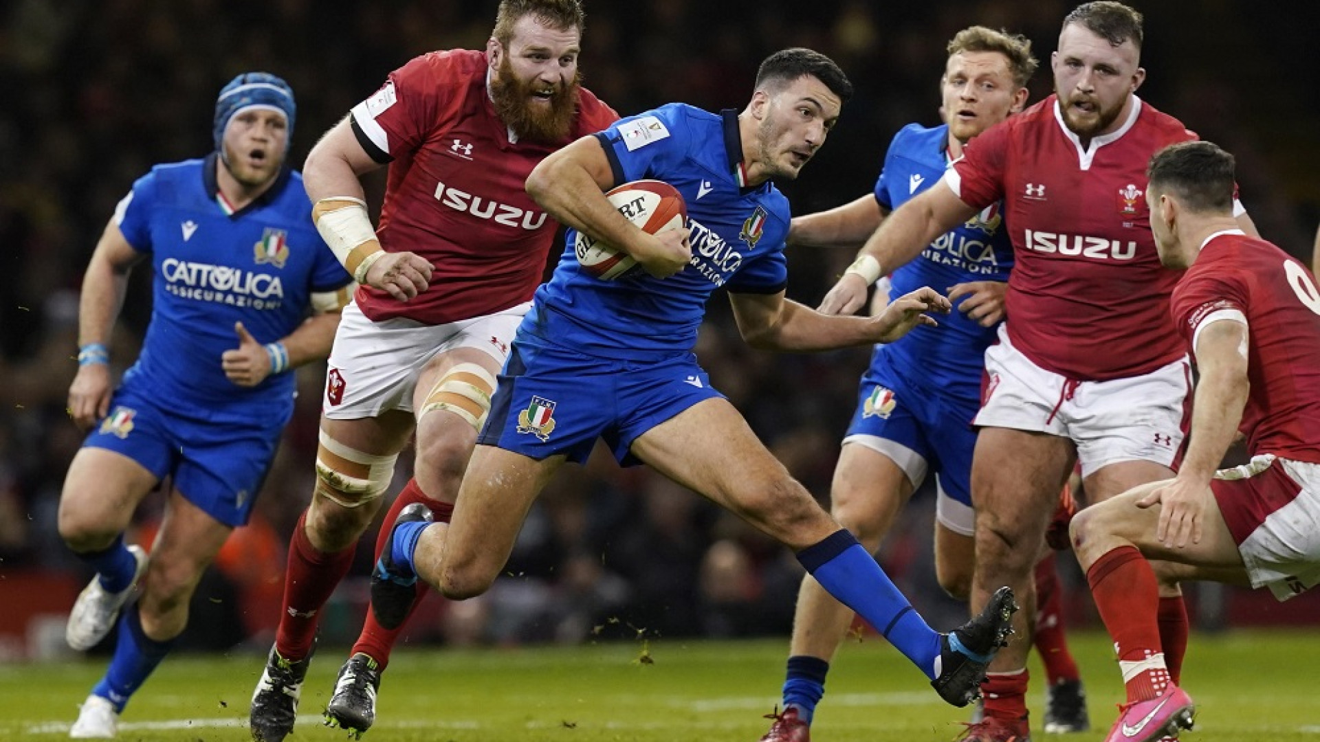 Italia sconfitta 42-0 dal Galles. In campo anche Lovotti e Zilocchi