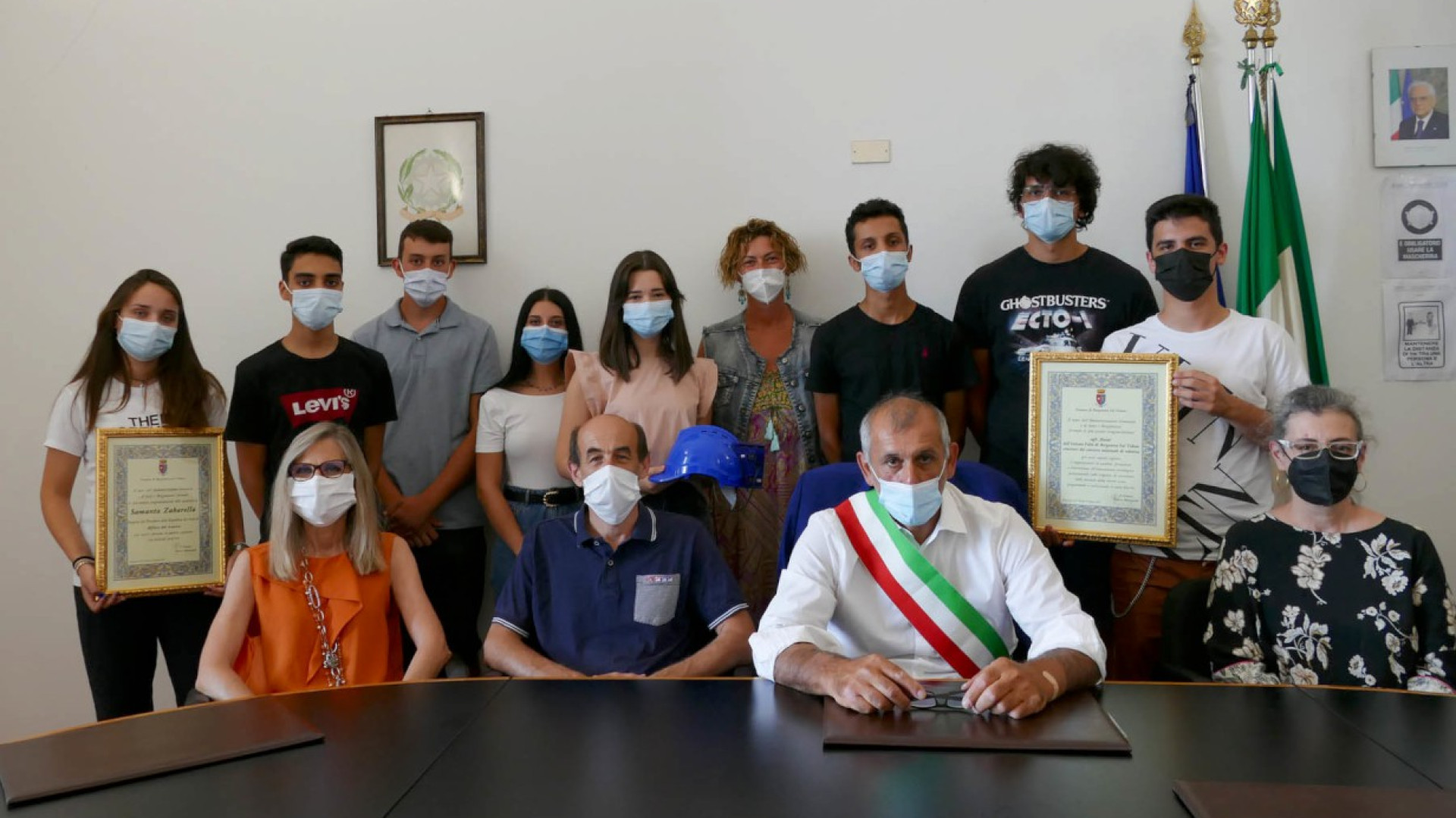 Applausi per le eccellenze del Volta in consiglio comunale a Borgonovo