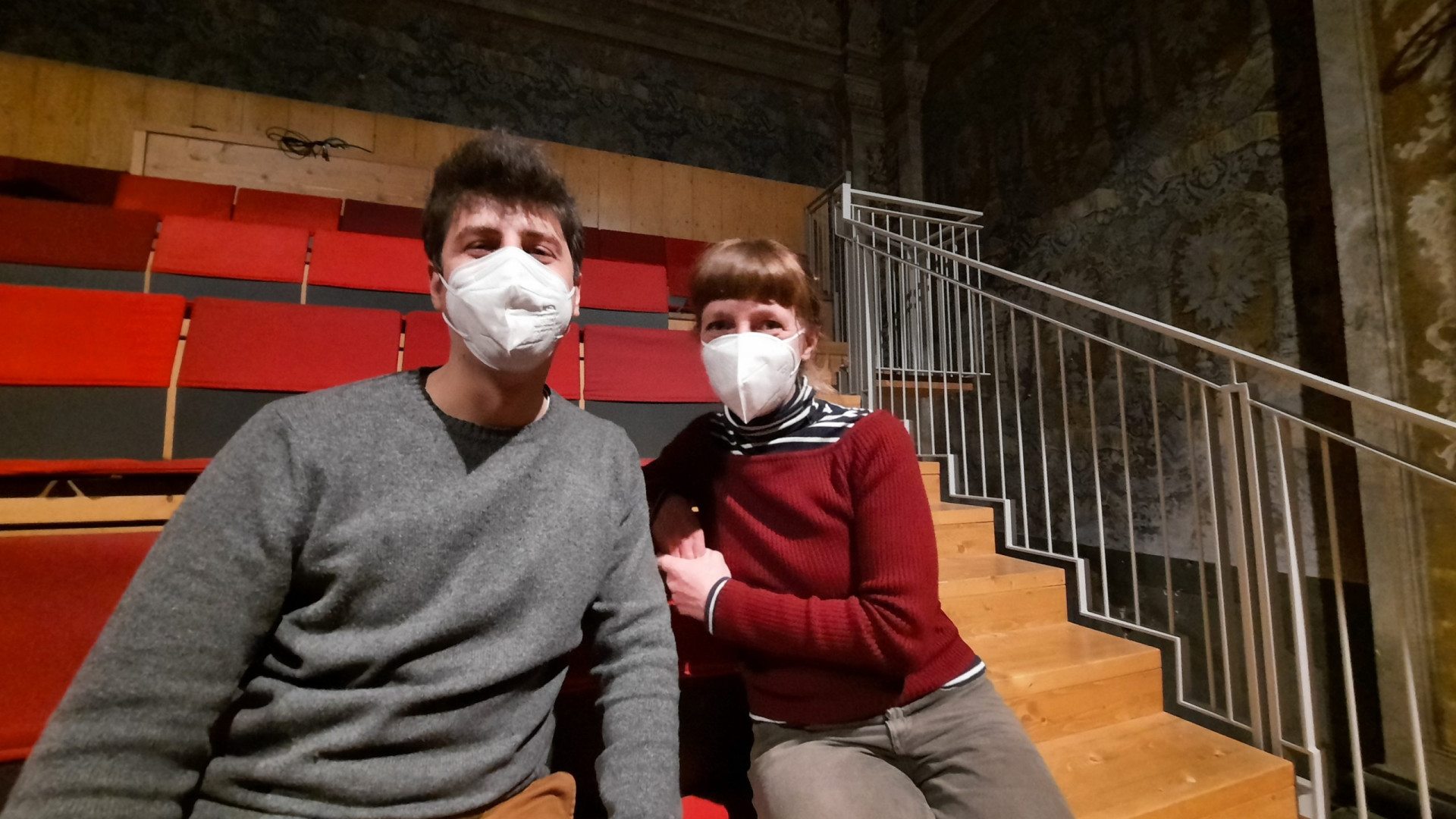 Al teatro Gioia di Piacenza le prove di "Scoppiati": la storia speciale di un palloncino