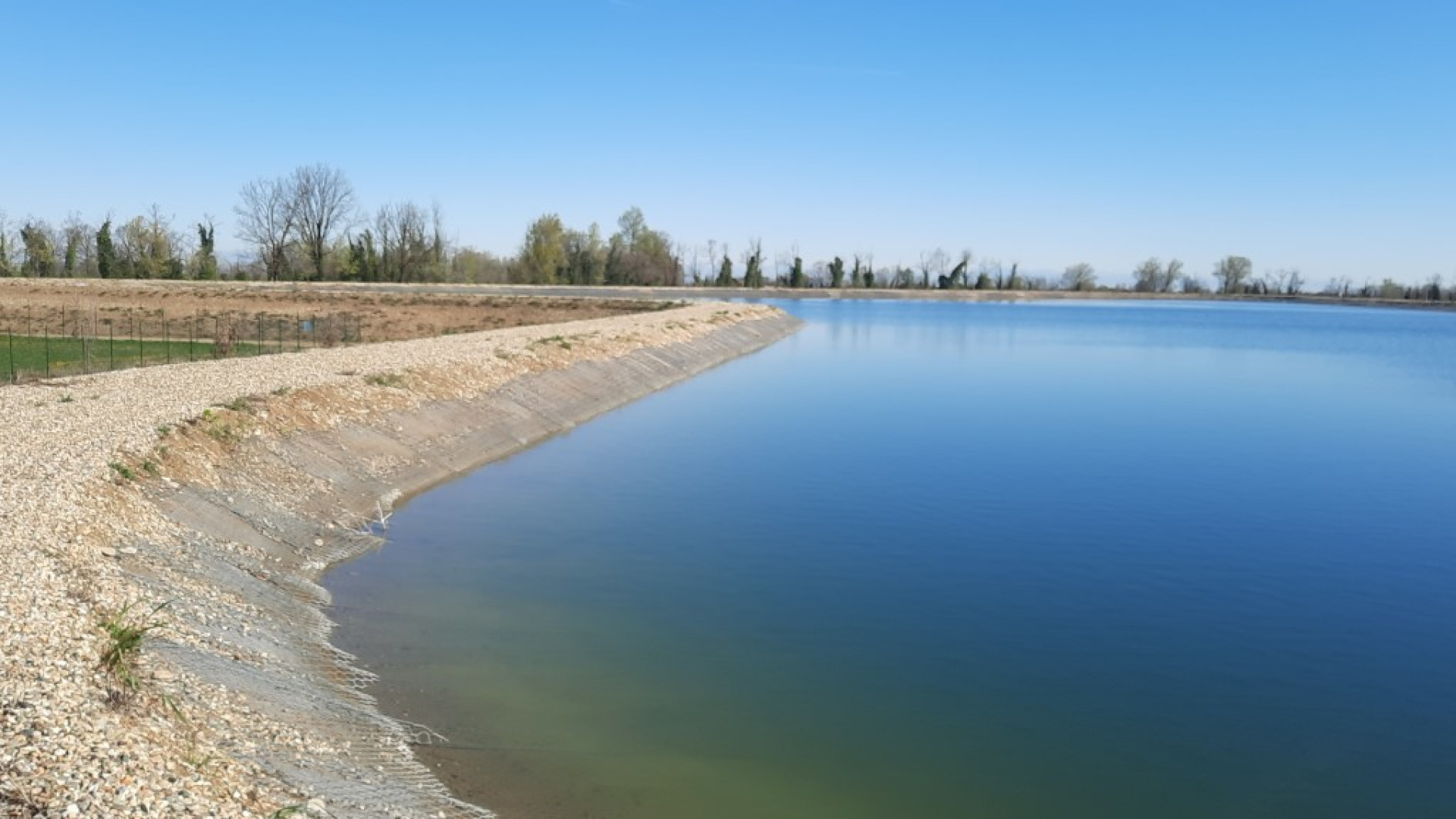 Malpaga di Fabbiano, in corso di collaudo il lago artificiale a scopo irriguo