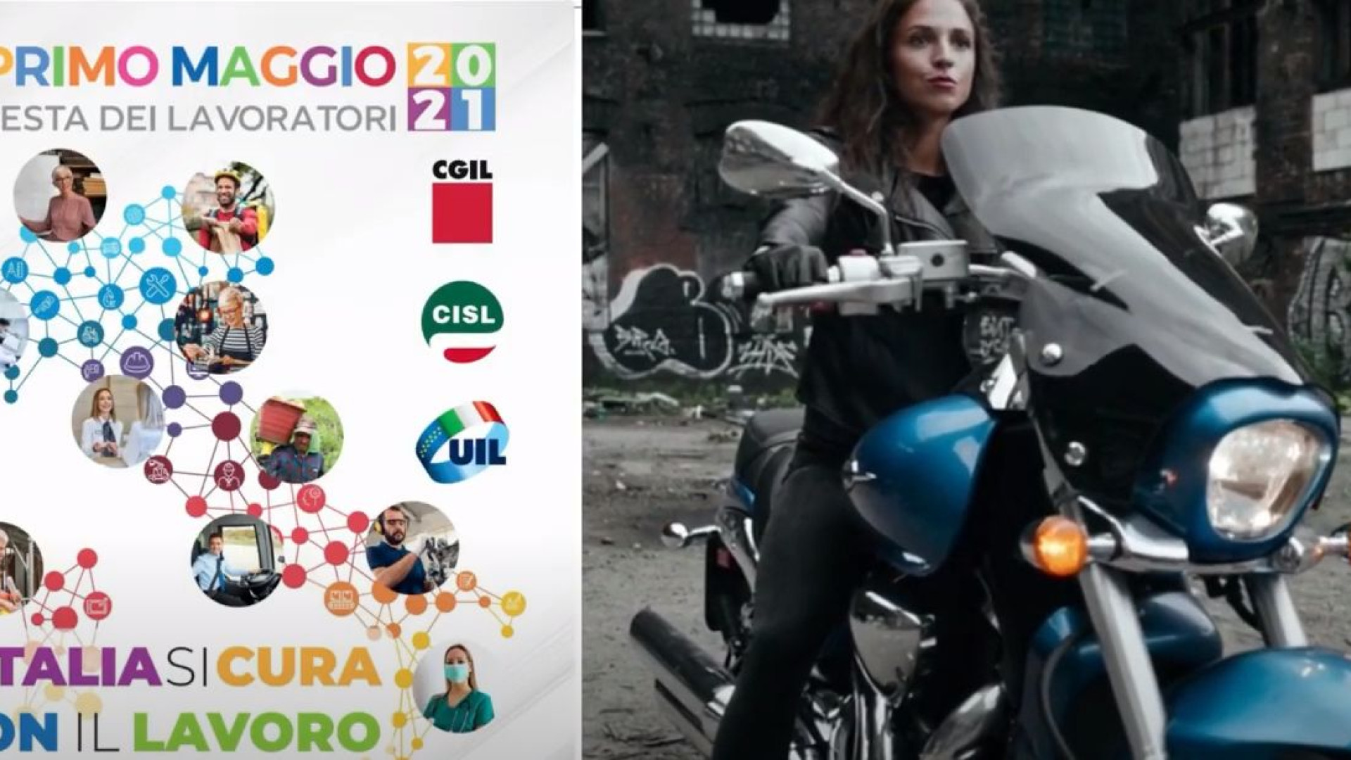 Ritmo, musica ed esperienze: il video in rosa di Cgil, Cisl e Uil per la Festa del Lavoro