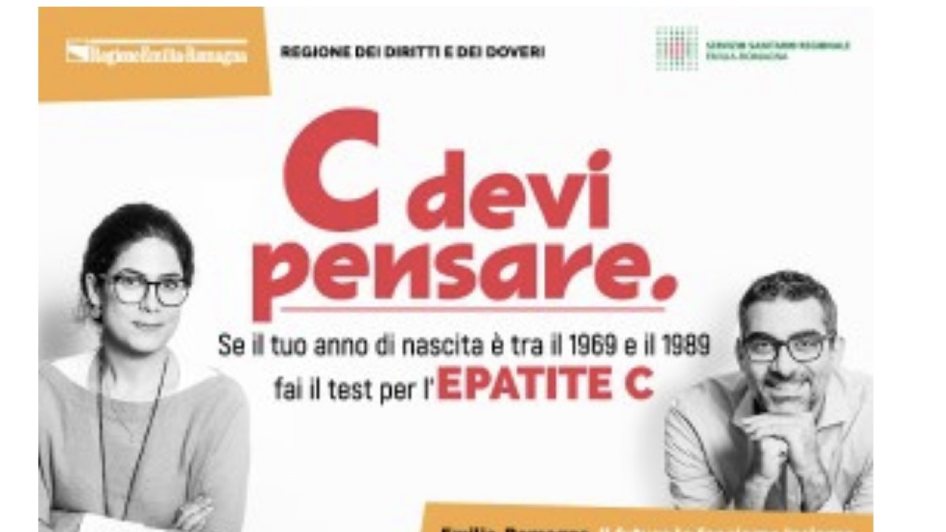 Epatite C: screening gratuito per oltre un milione di persone in regione