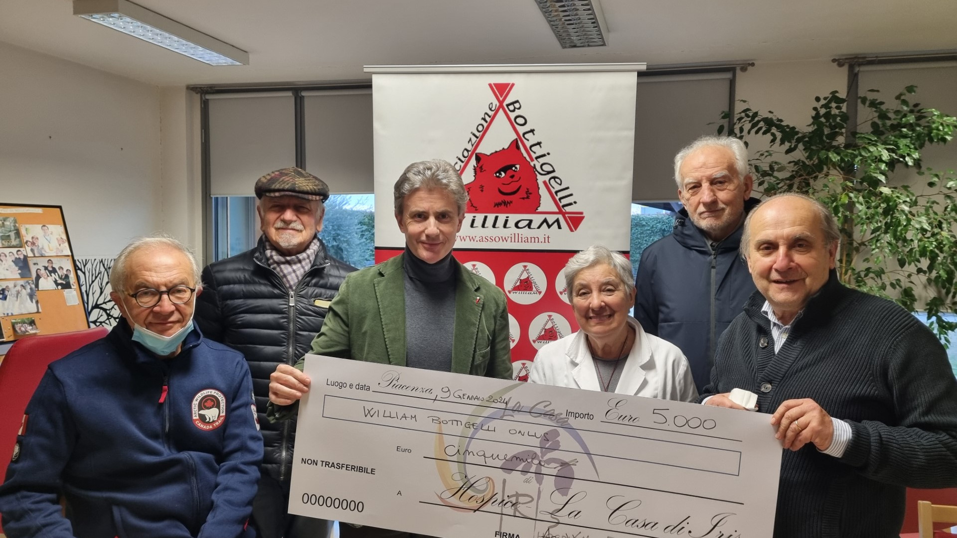 La Bottigelli dona 5mila euro alla Casa di Iris: "Serviranno per ultimare la nuova sede"