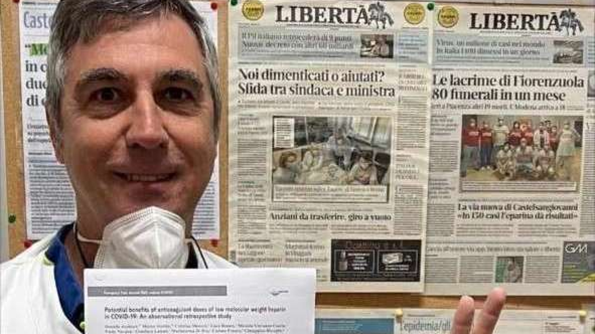 "Intuizioni che salvano la vita". Lo studio con l'eparina su Emergency Care Journal
