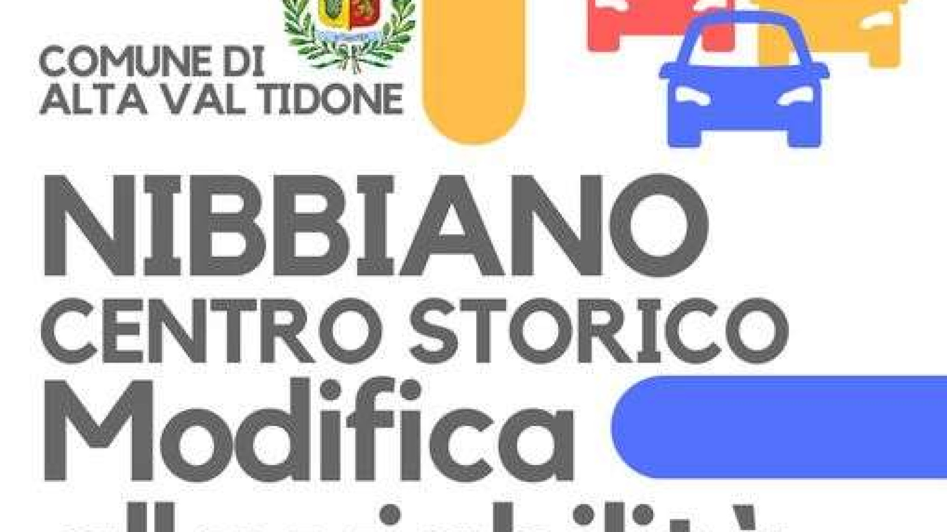 Nibbiano, isola pedonale in piazza Martiri. Stop alle auto fino a fine agosto