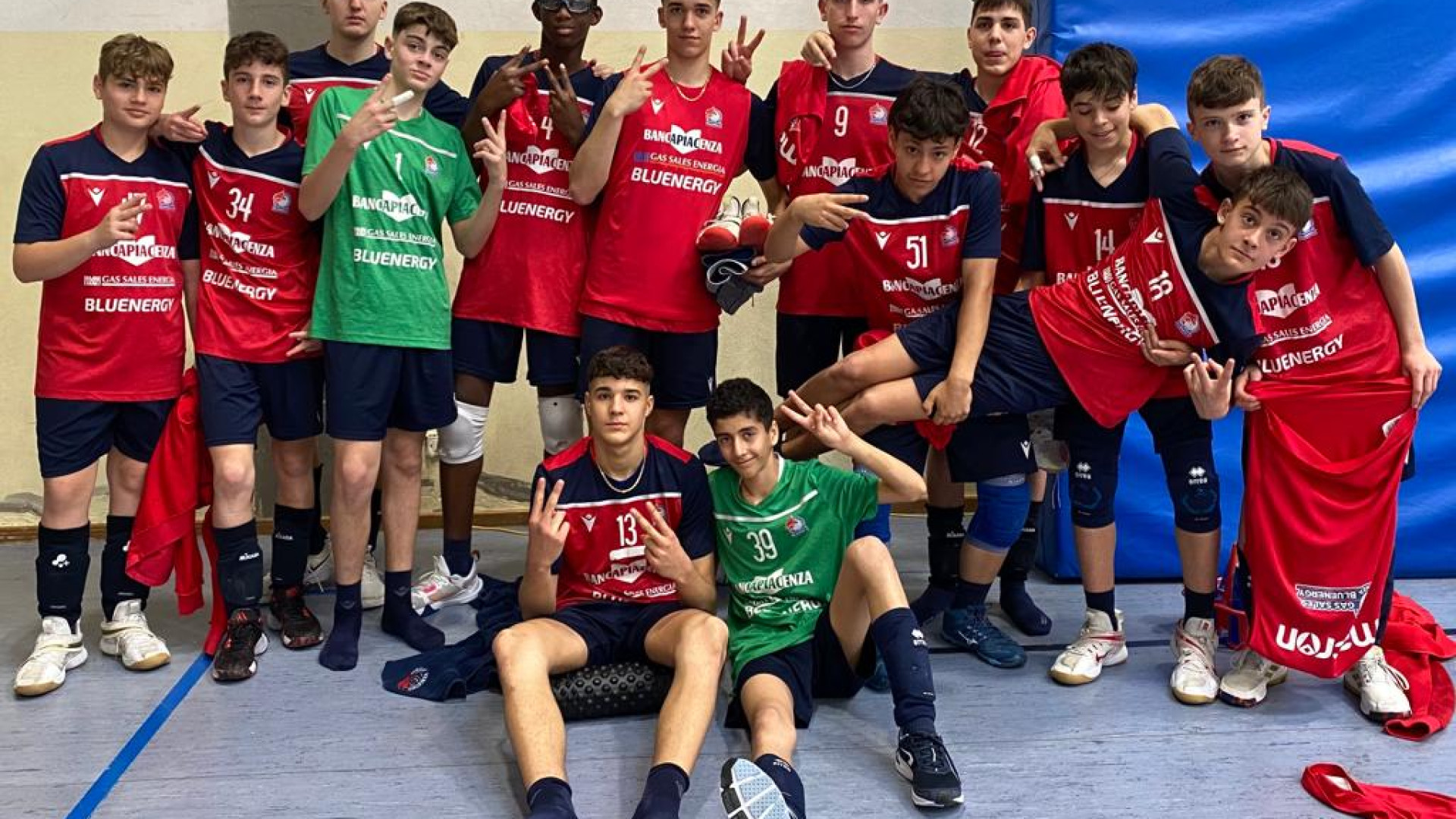 L'Under 15 della Gas Sales Bluenergy fra le migliori otto squadre in Italia