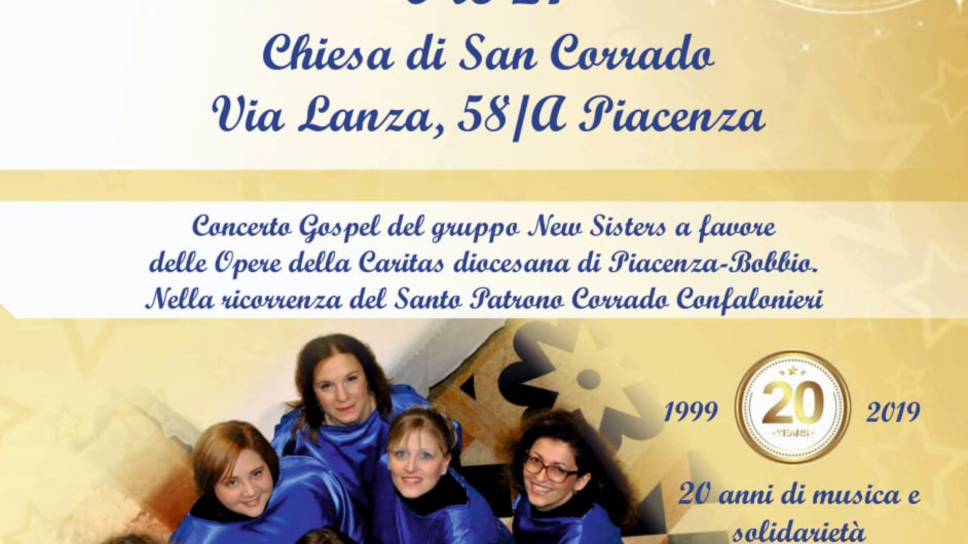 Un concerto gospel alla Parrocchia di San Corrado a sostegno della Caritas Diocesana