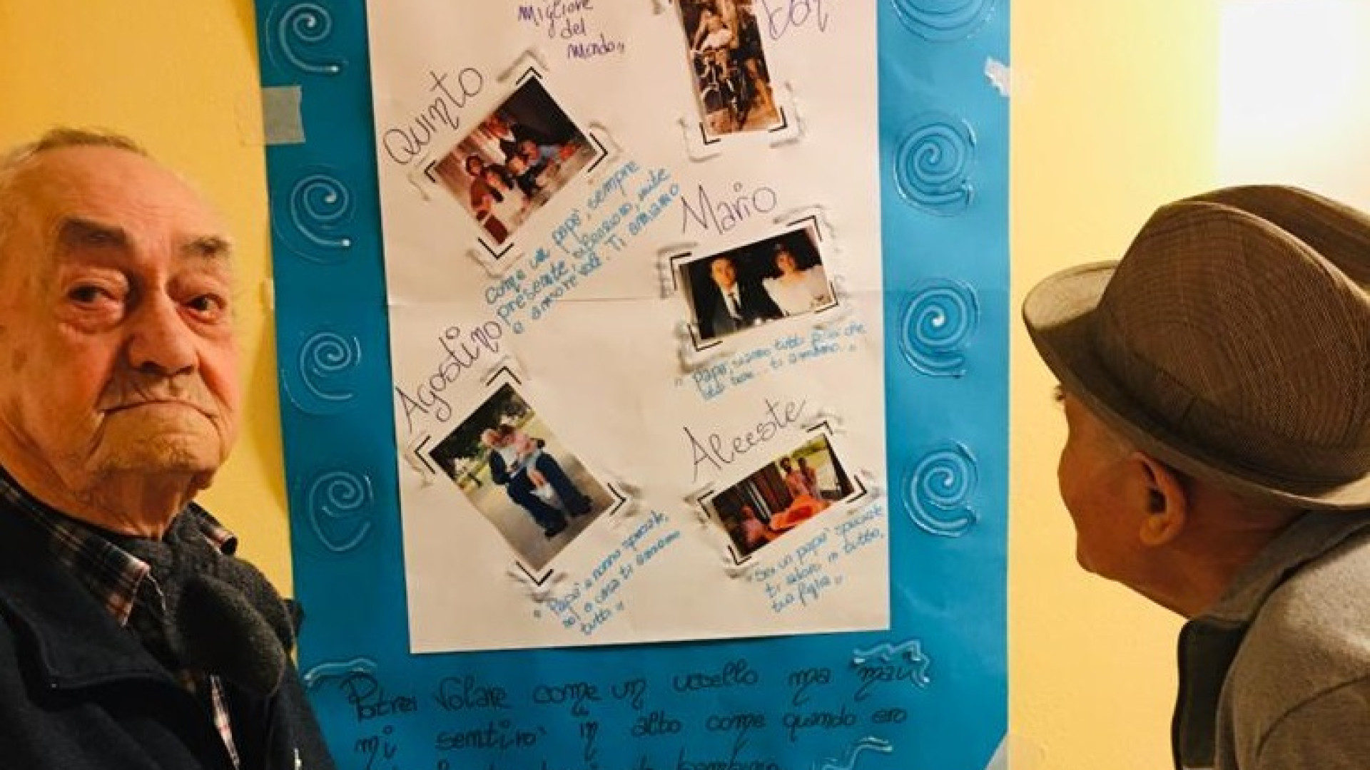 Festa del papà, foto e messaggi per gli ospiti della residenza