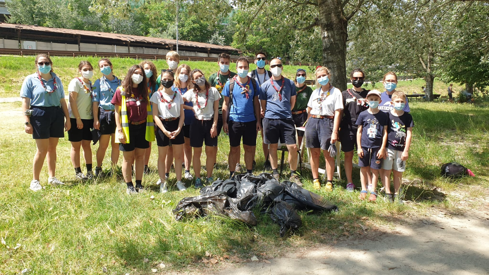 “Un Po per tutti”, gli scout ripuliscono il lungofiume di Piacenza