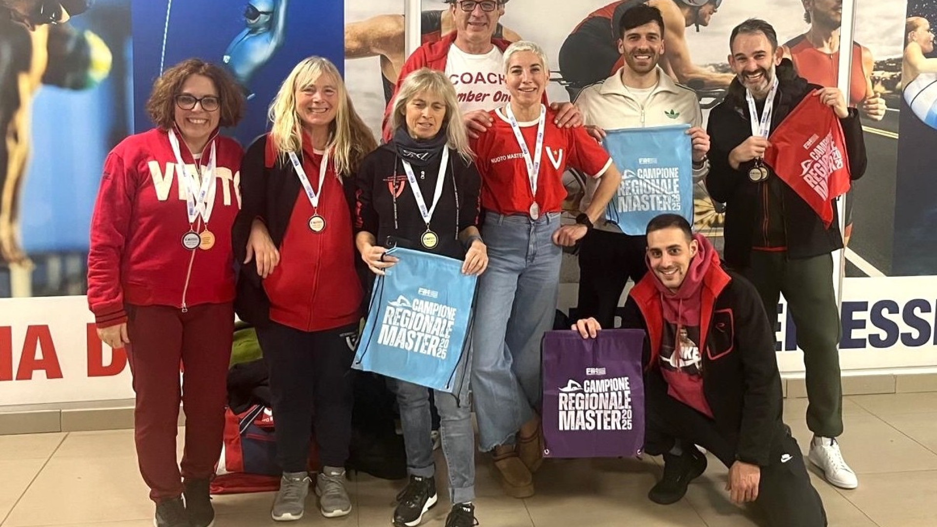 La passione non ha età: pioggia di medaglie per la Vittorino ai Regionali Master