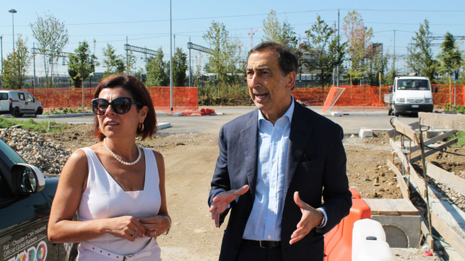 Expo 2015, De Micheli (Pd) in visita al cantiere con il commissario Sala