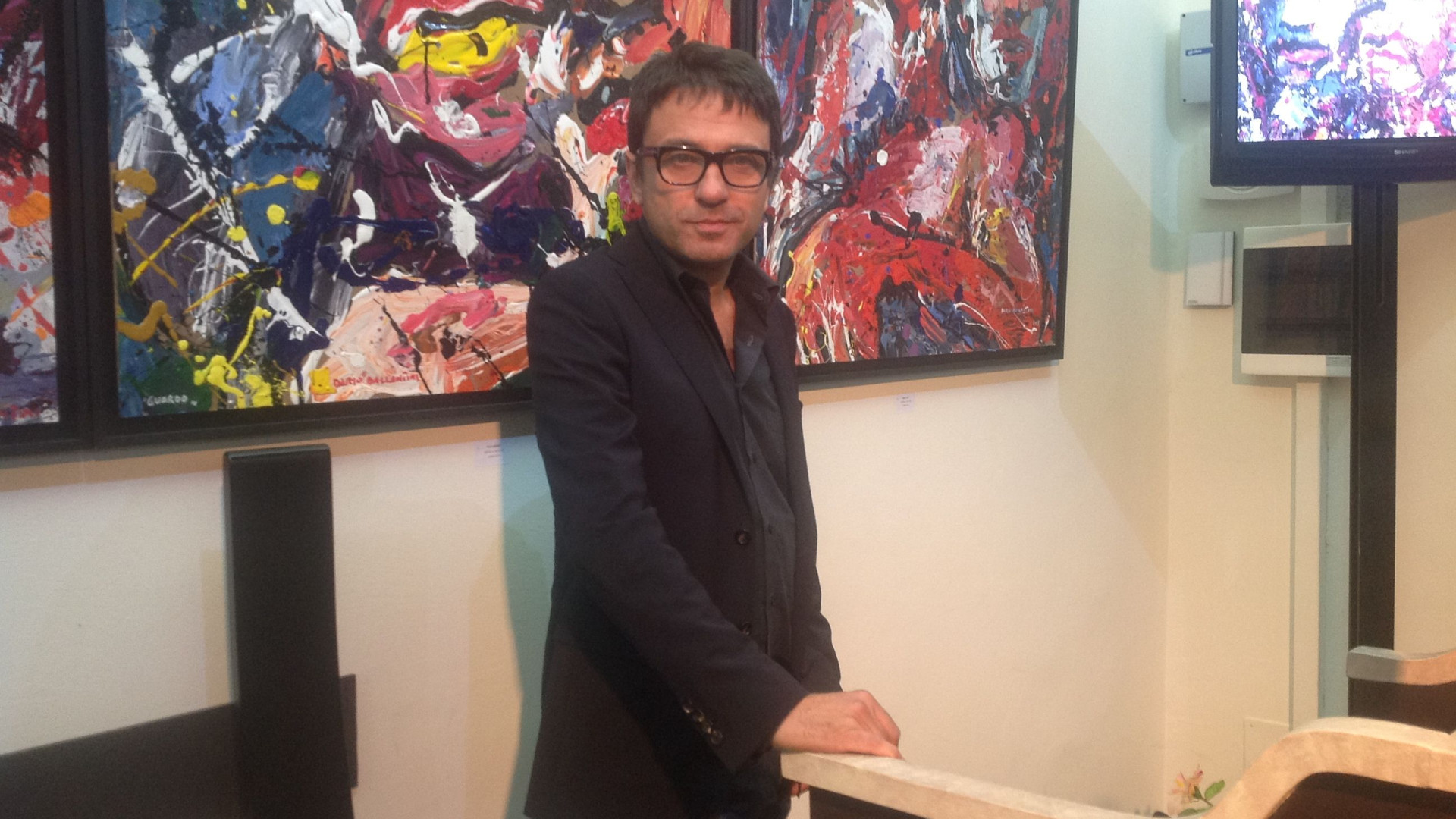 Dario Ballantini in mostra a Piacenza: "Impegnativo imitare il Papa"