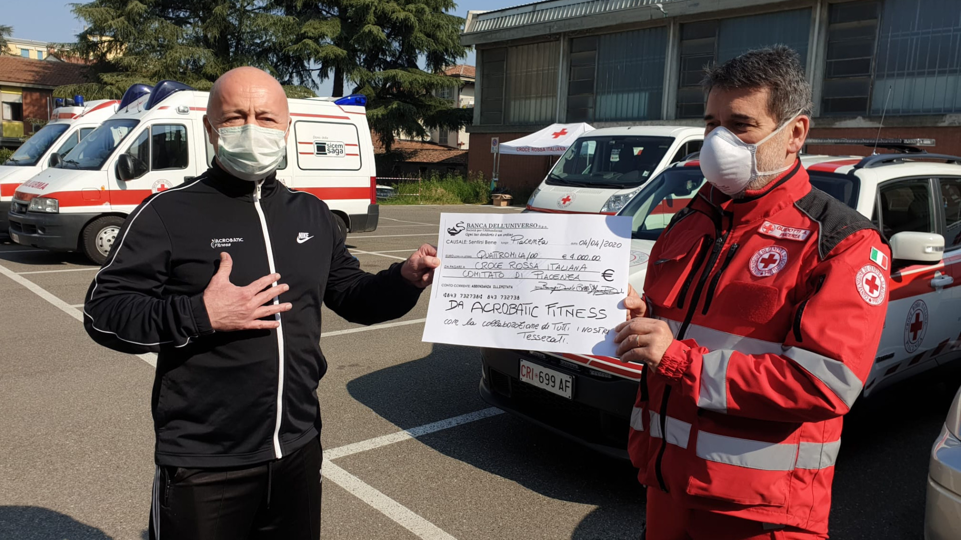 Acrobatic dona 4mila euro: "Contributo all'acquisto di un'auto"