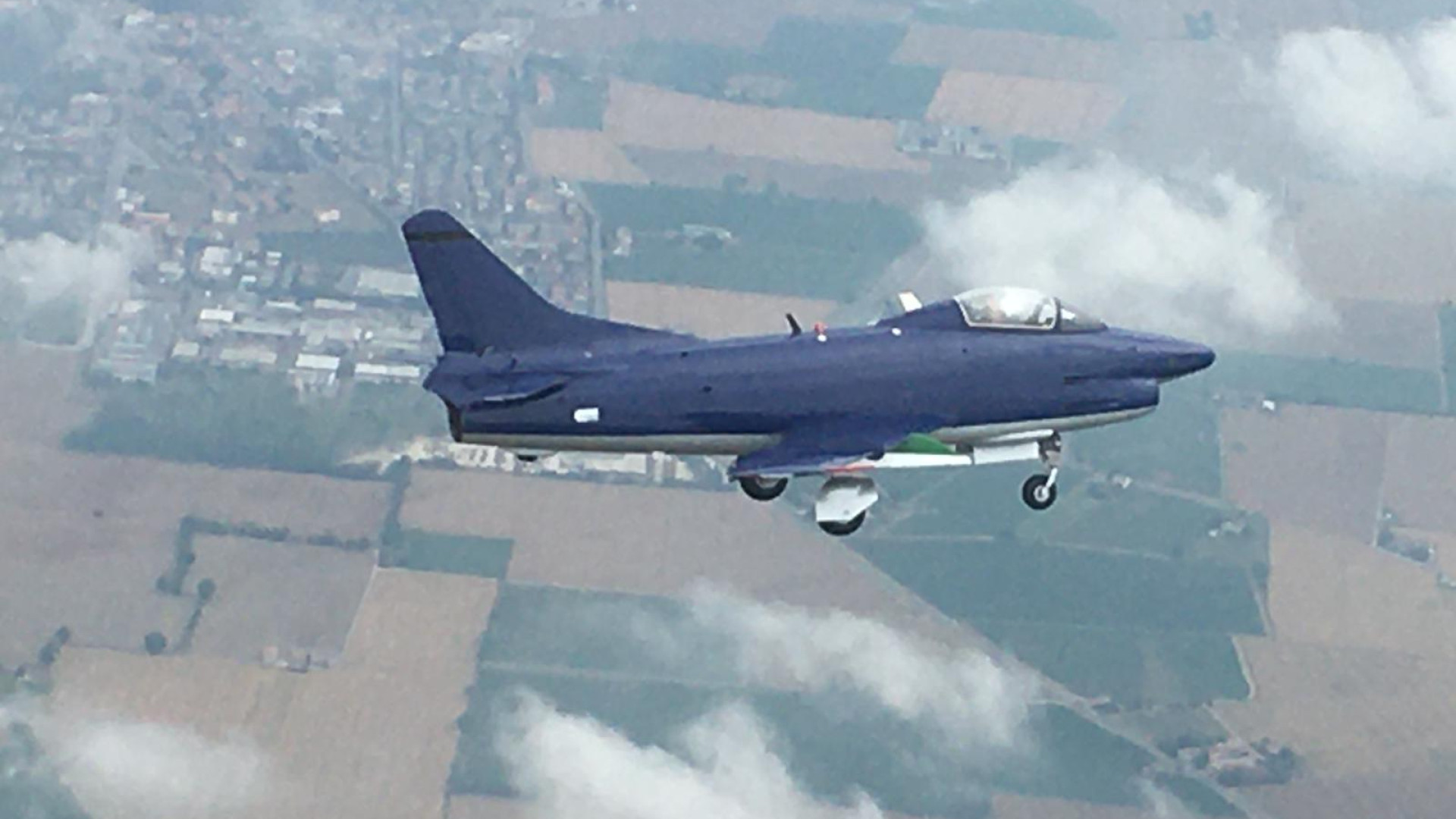 Torna a volare dopo 40 anni l’F-G91 dell’Aeronautica, restaurato a San Damiano