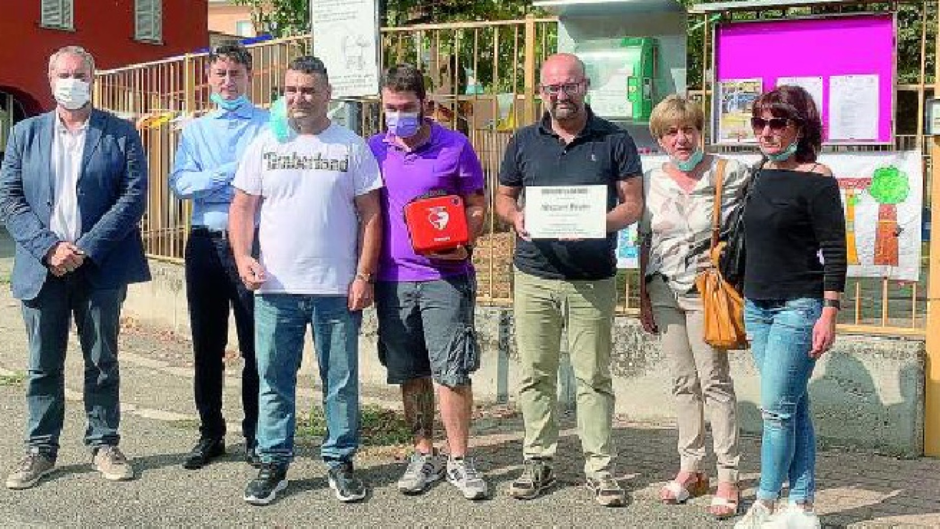 A San Nazzaro installato il primo defibrillatore donato dagli ornitologi