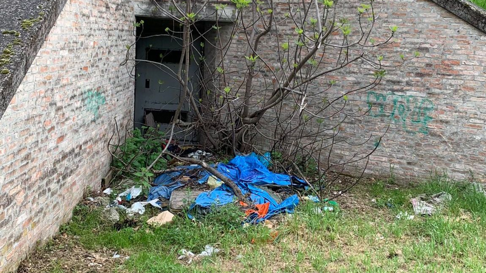 "Discarica a cielo aperto e scarso decoro nel vallo delle mura di Piacenza"