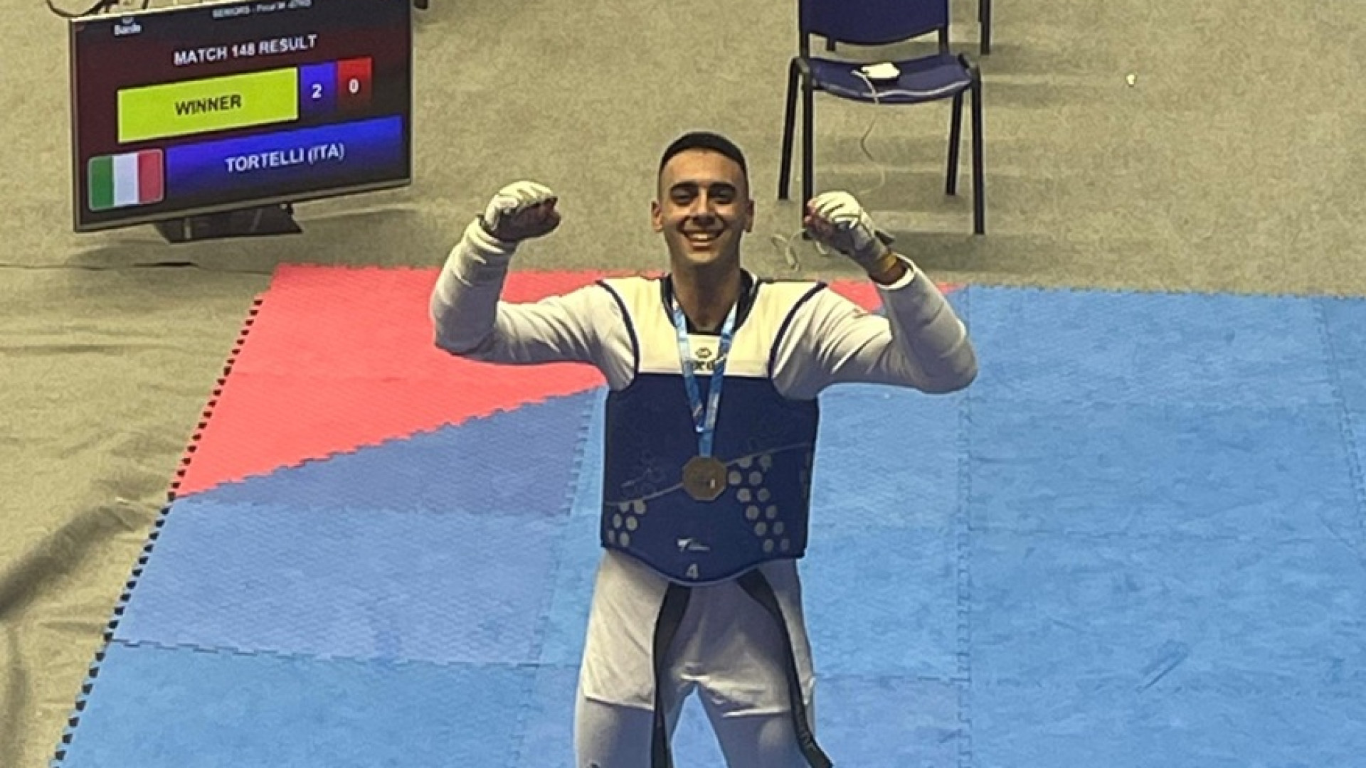 Taekwondo, il piacentino Luca Tortelli è medaglia d'oro all'Insurbia Cup 2025