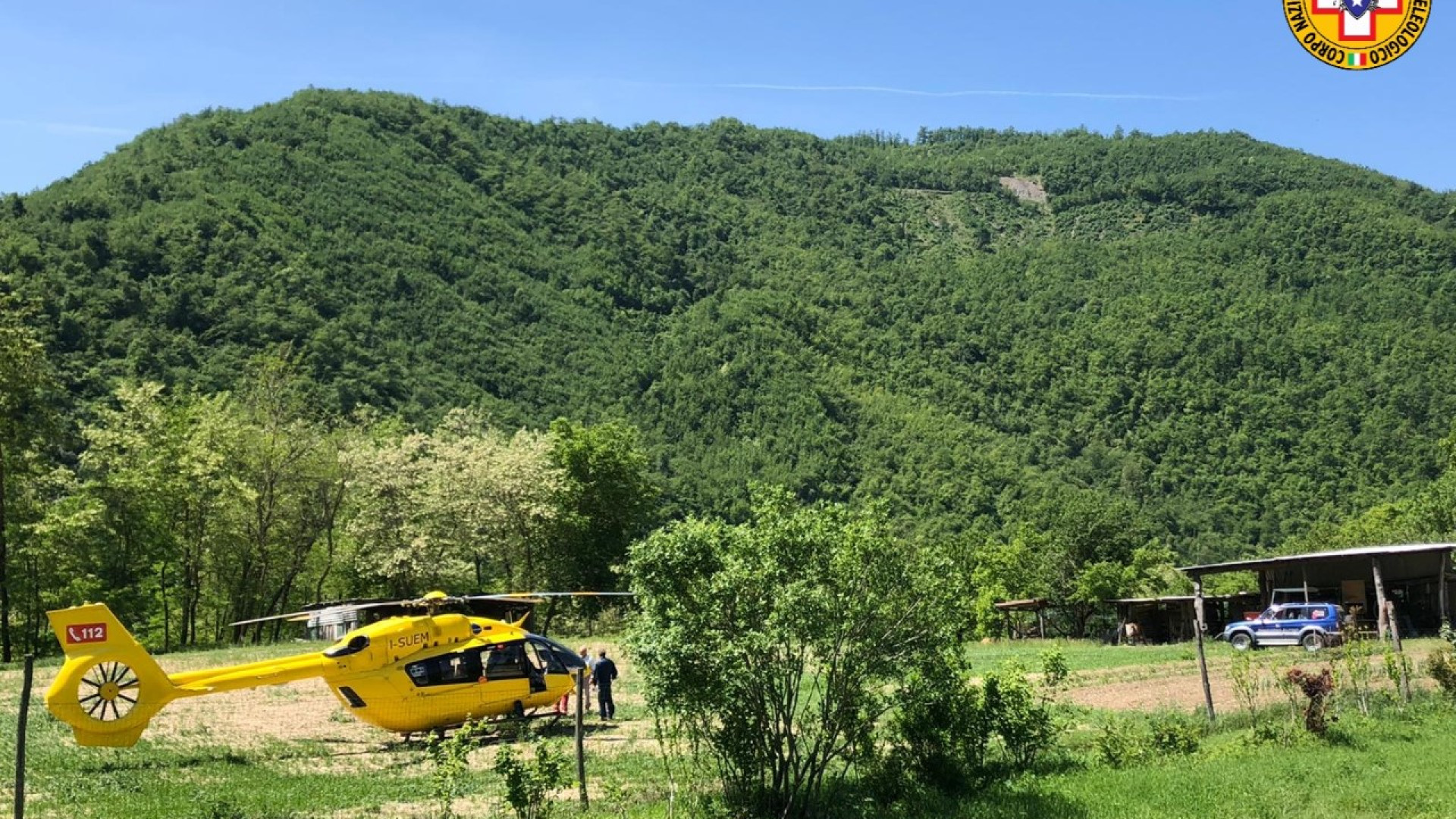 Cascate del Perino, malore per un ottantenne. Soccorso alpino in azione