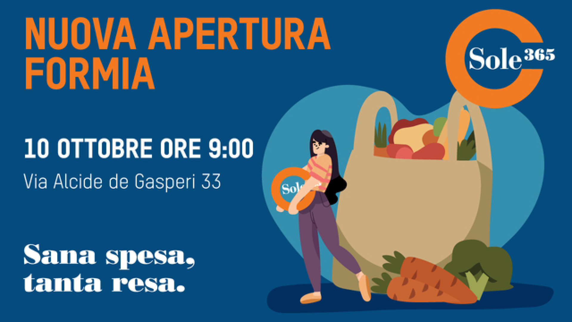 Nuova apertura Sole365 a Formia