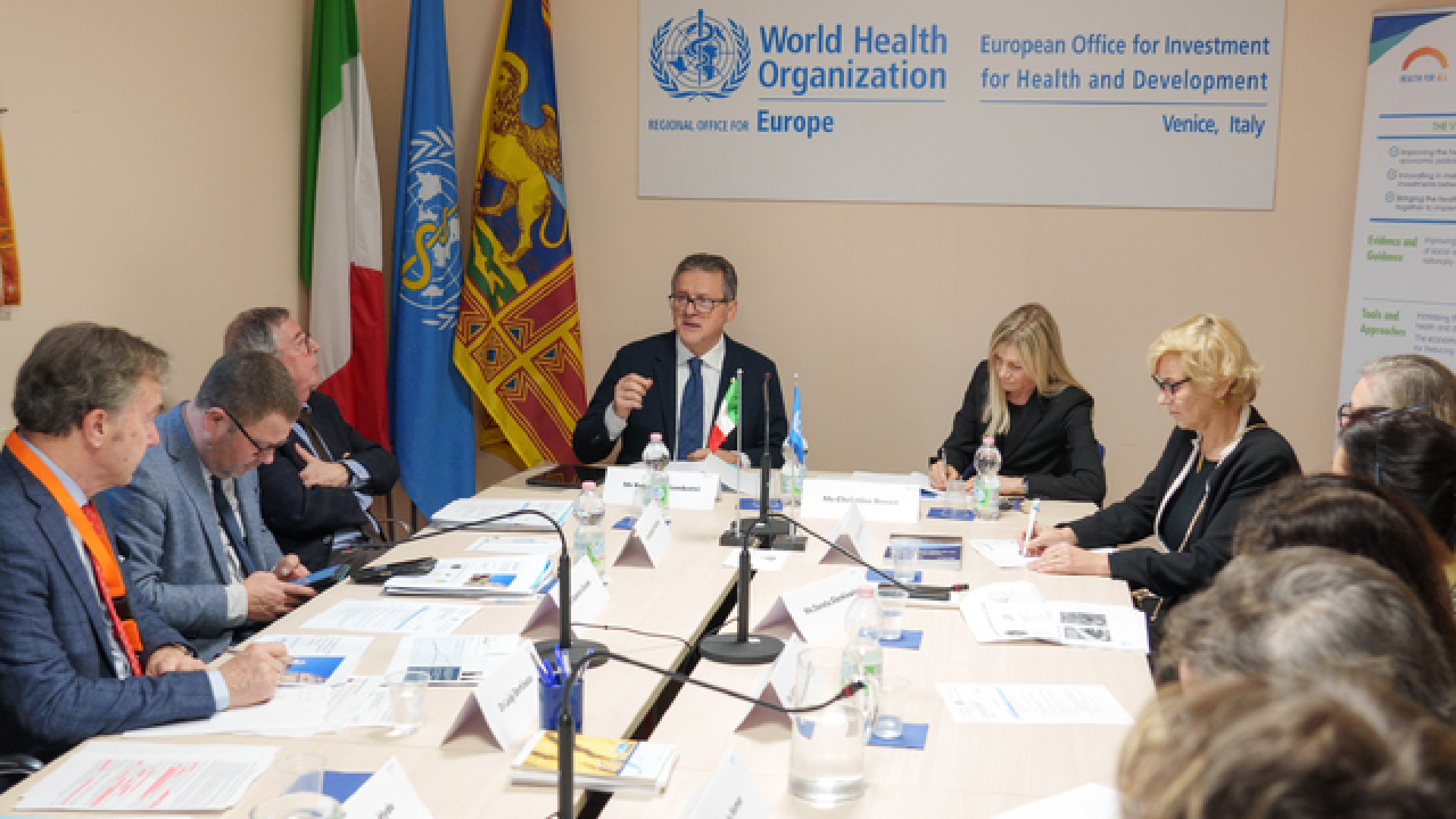 Visita Presidente Ciambetti a sede OMS di Venezia