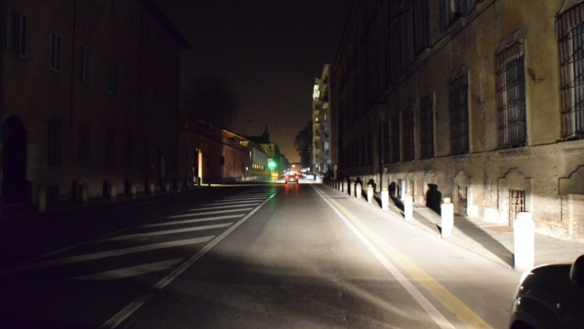 Black out lungo lo stradone Farnese: guasto o spending review estrema?