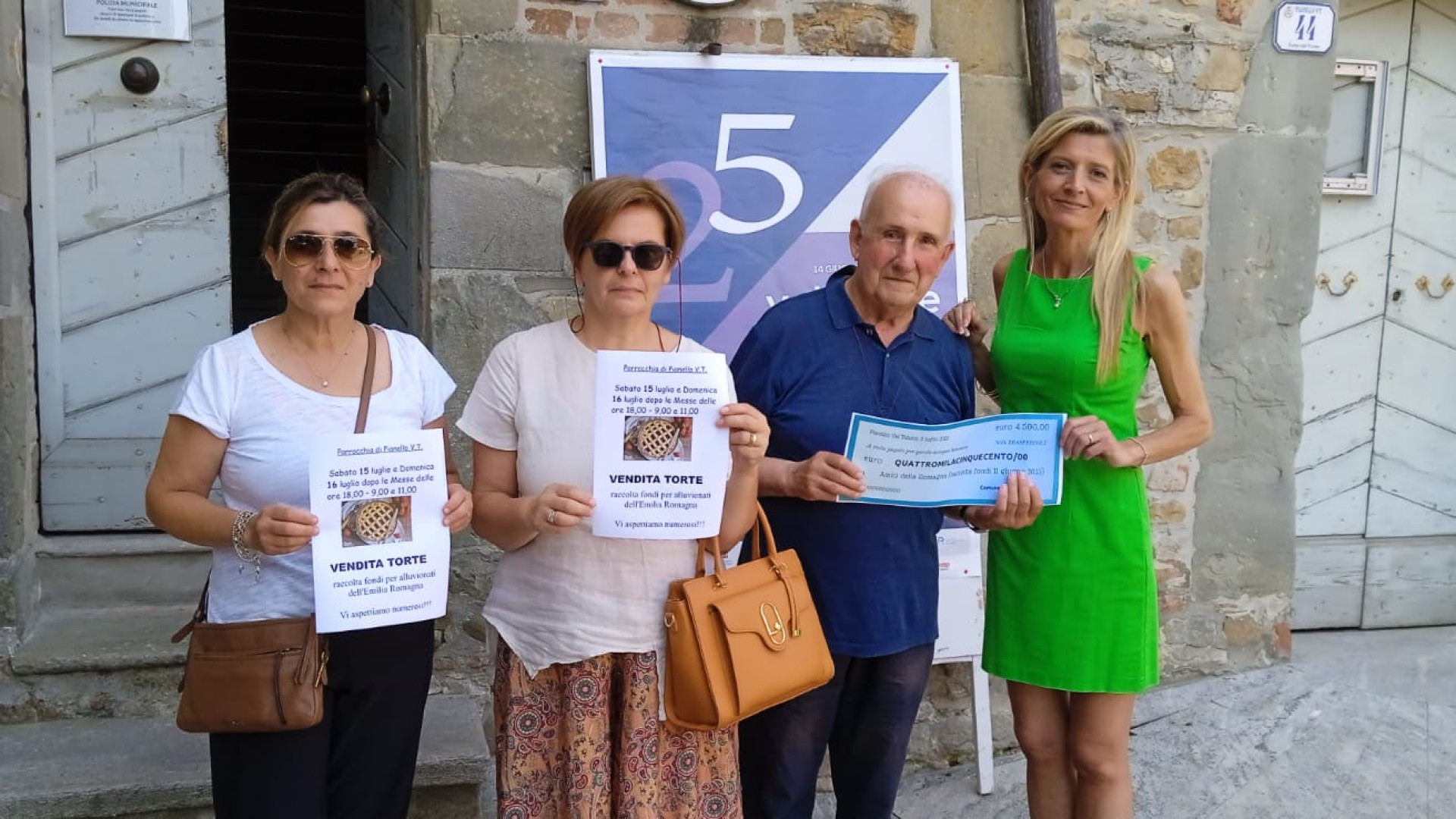 La dolcezza della solidarietà, dalle torte di Pianello 1.600 euro per gli alluvionati