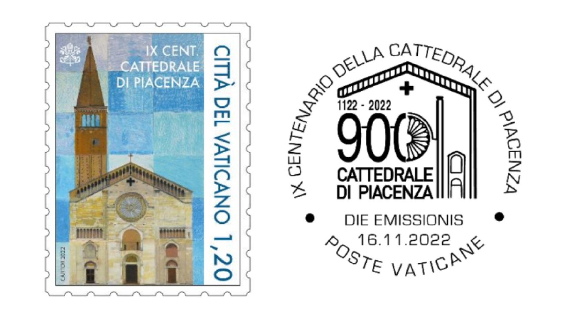 Il francobollo sui 900 anni della cattedrale ideato dagli ospiti della Don Venturini