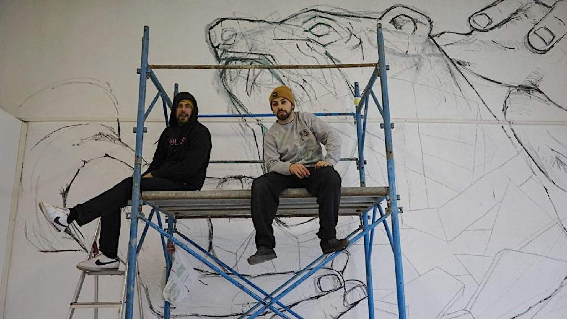 L'idea di Fabio e Antonio: "Un grande murales al Peep per riqualificare il quartiere"