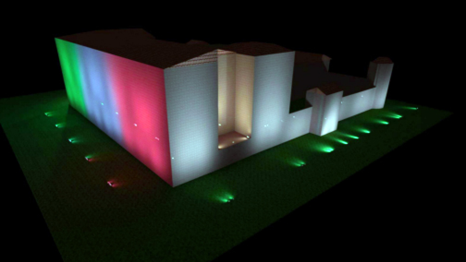 Palazzo Farnese risparmia energia con una nuova illuminazione e luci colorate
