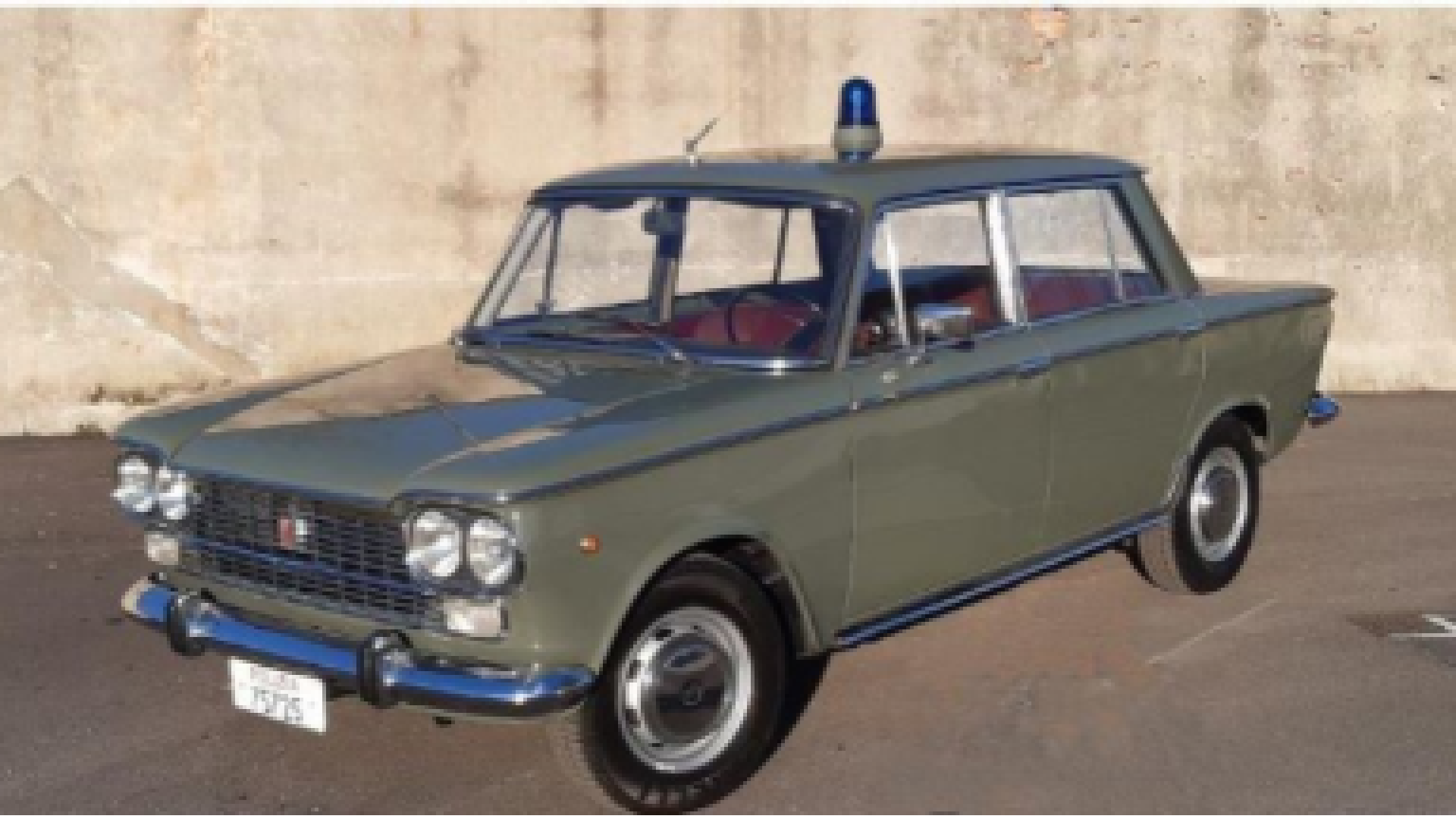 Vernasca Silver Flag: tra le auto d'epoca anche la Fiat 1500 della Polizia stradale
