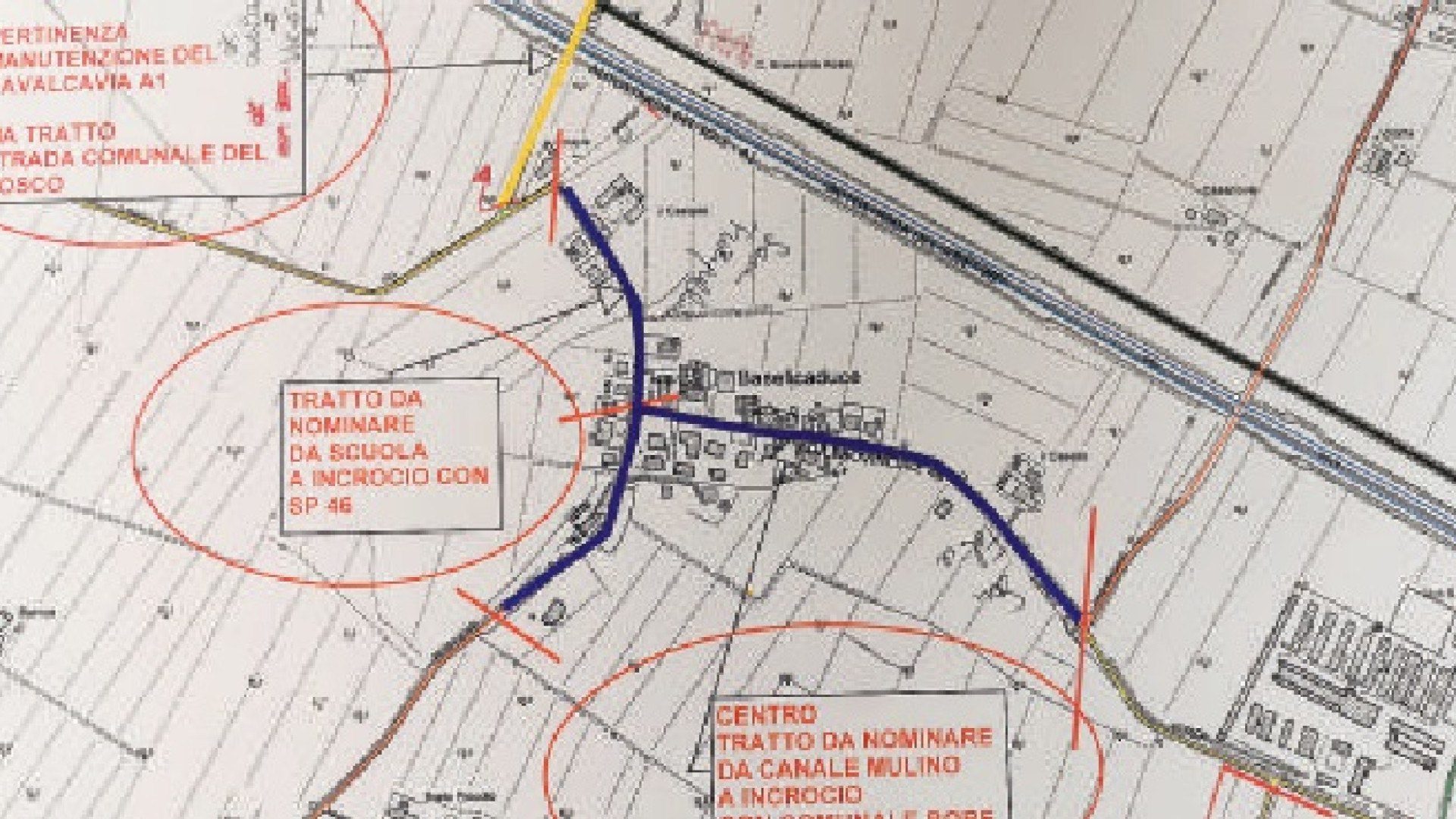 Caos toponomastica nelle campagne di Fiorenzuola, Comune al lavoro