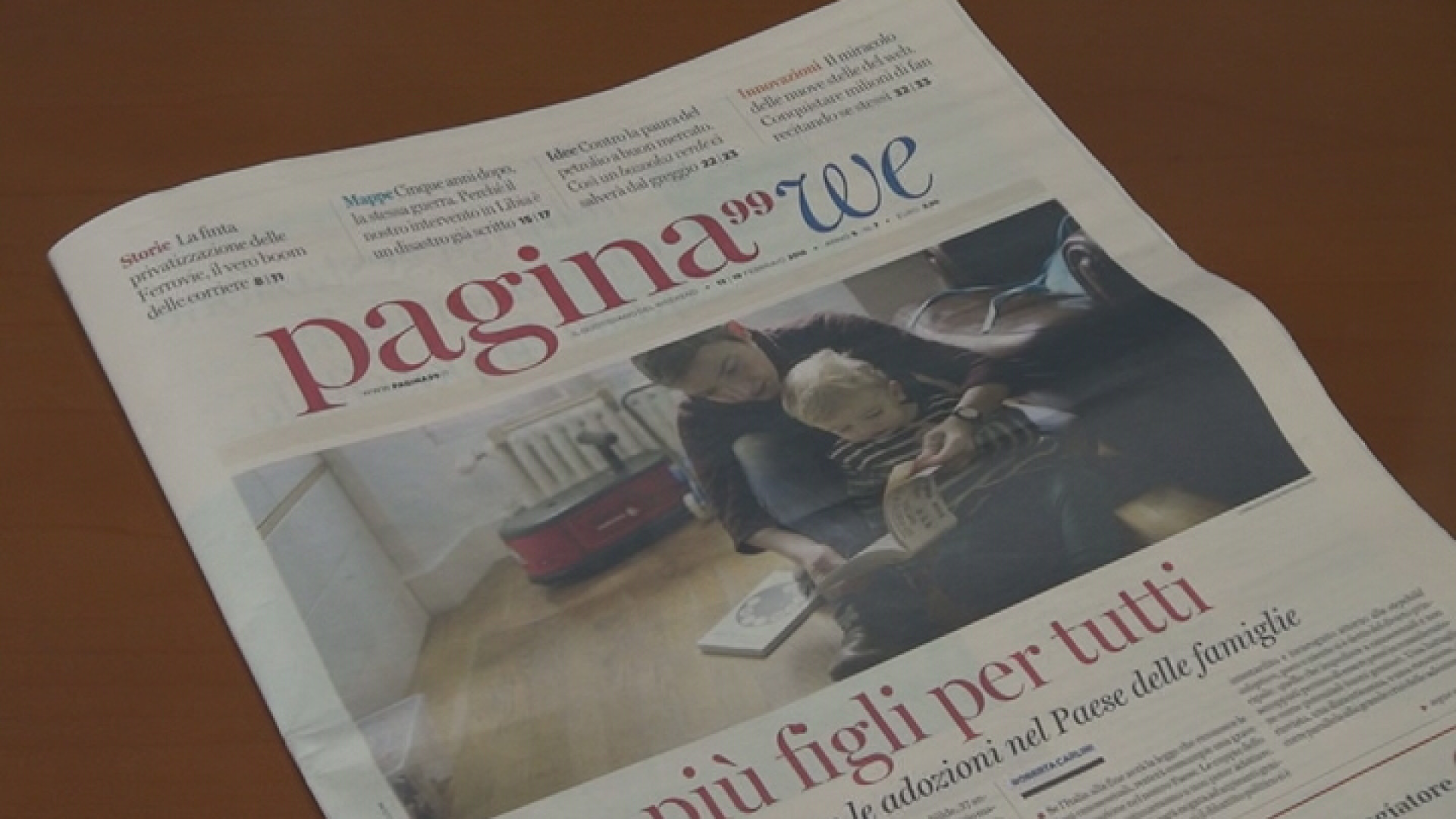 Libertà e il settimanale Pagina99 da oggi insieme in edicola