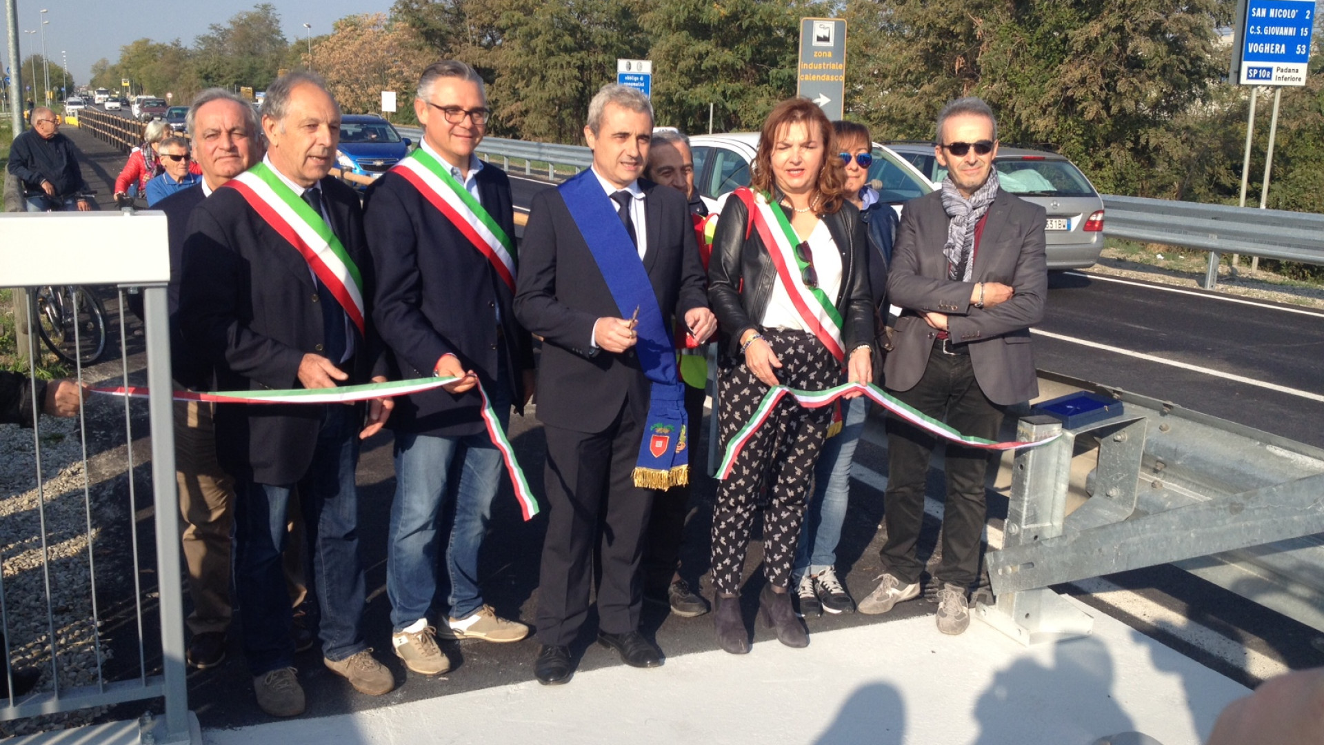 Ponte di San Nicolò, taglio del nastro: inaugurata la nuova pista ciclabile