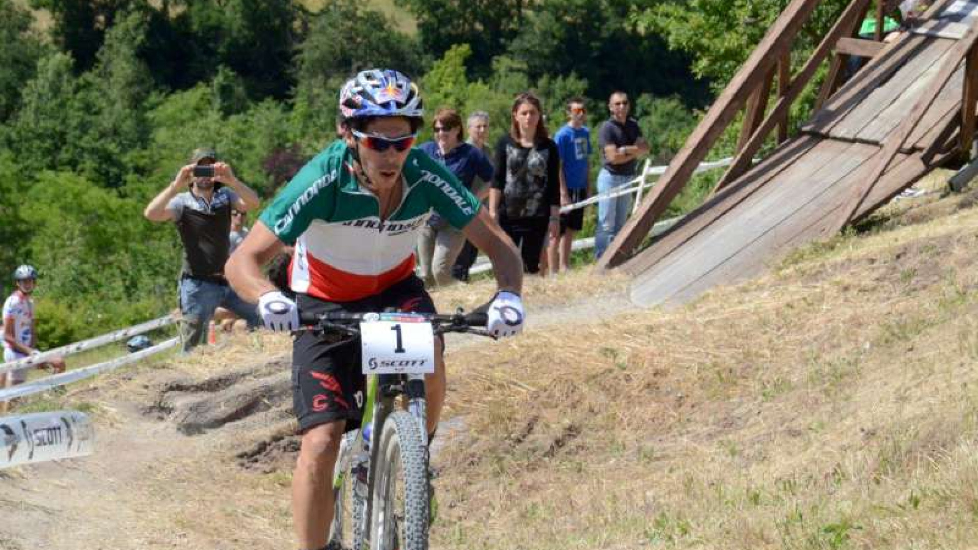 Mondiali di mountain bike, Fontana campione del mondo nella staffetta