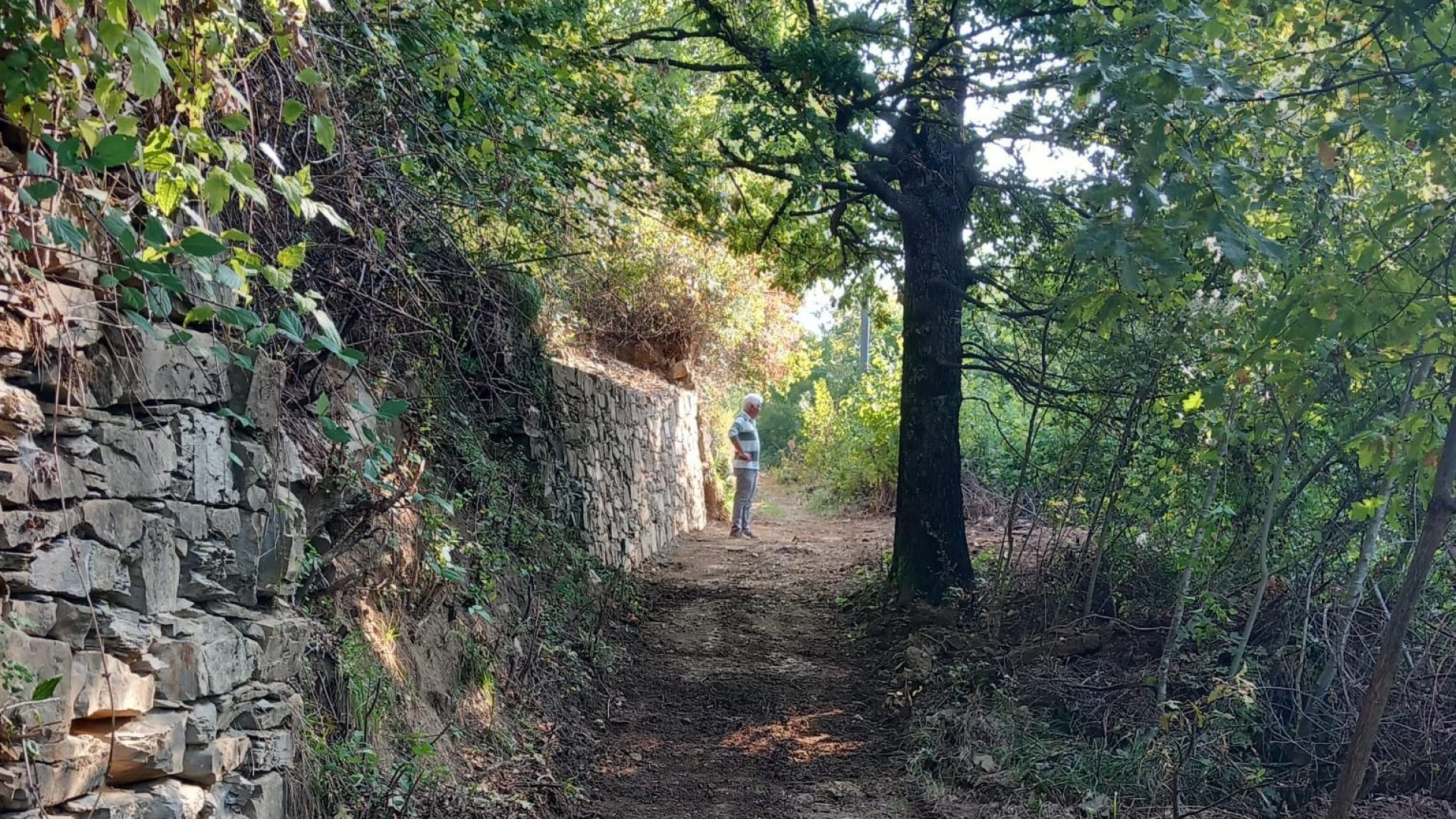 A Zerba il sindaco riapre la mulattiera per Belnome tra castagneti e orchidee