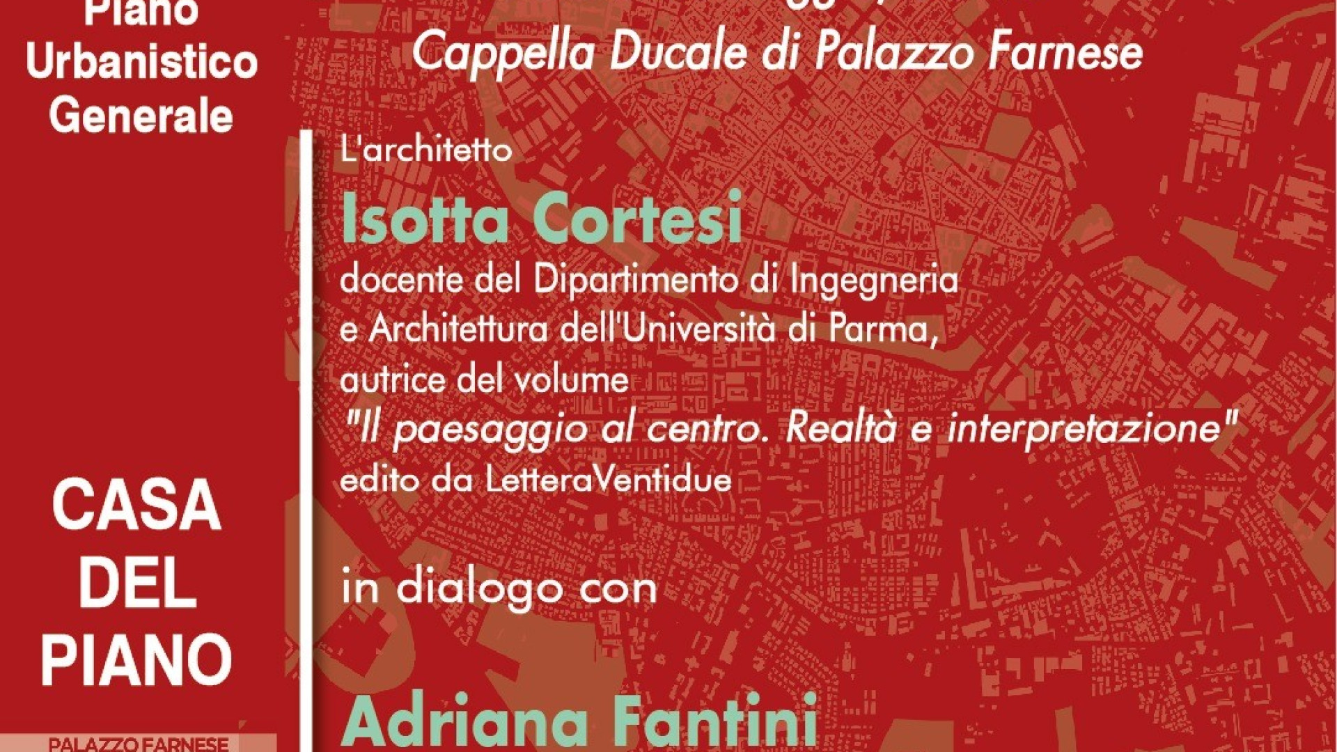 "Verso il PUG": al Farnese confronto aperto a tutti  per disegnare il futuro della città